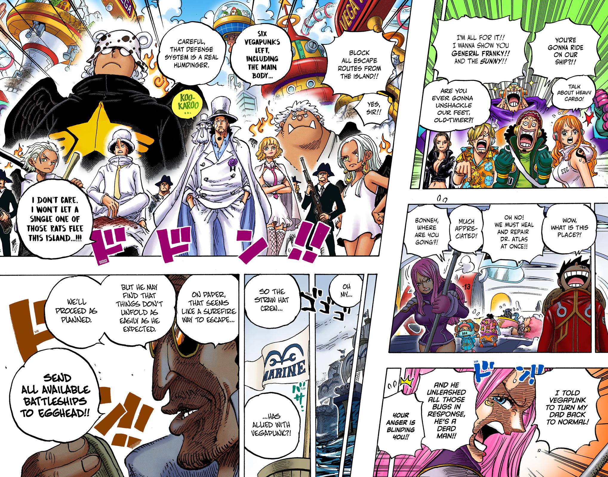 One Piece (Colored) Chapter 1070 page 16 - 