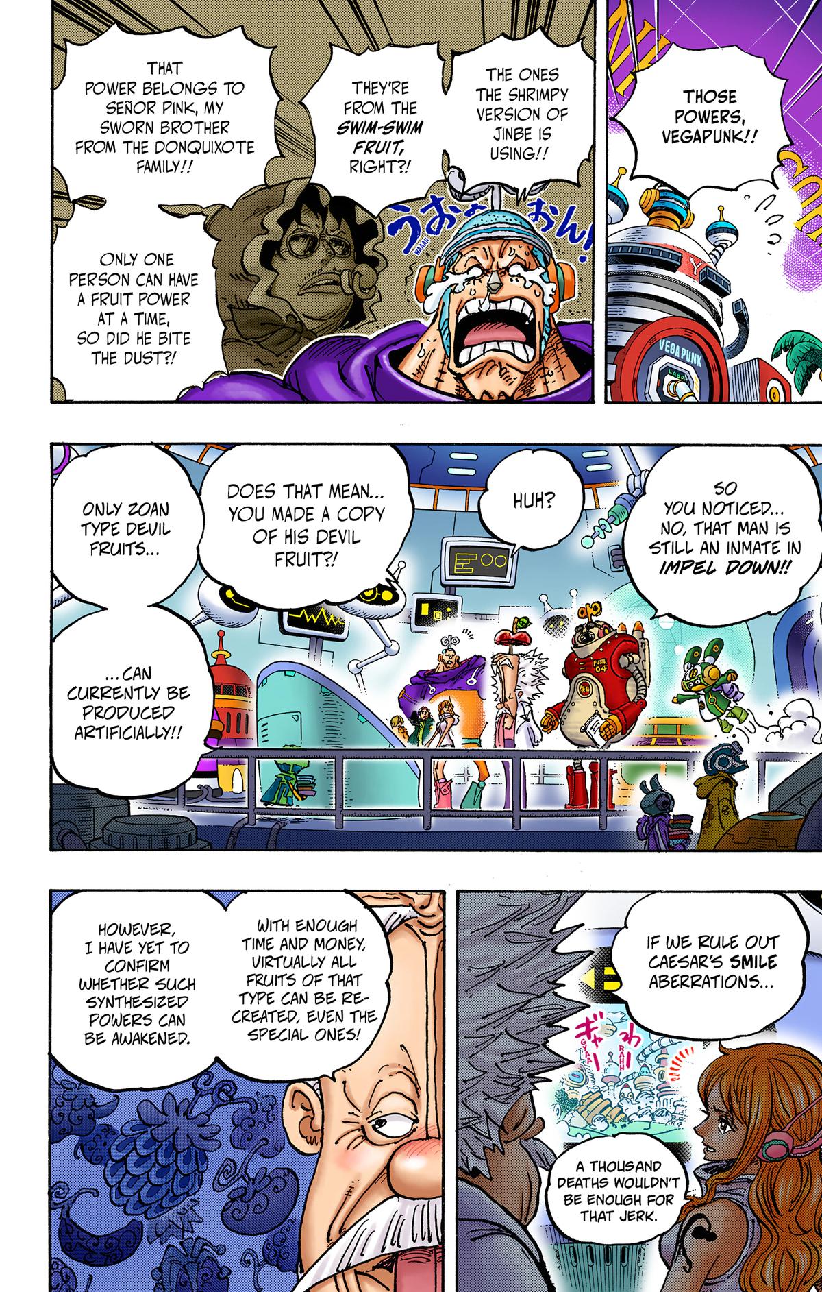 One Piece (Colored) Chapter 1070 page 6 - 
