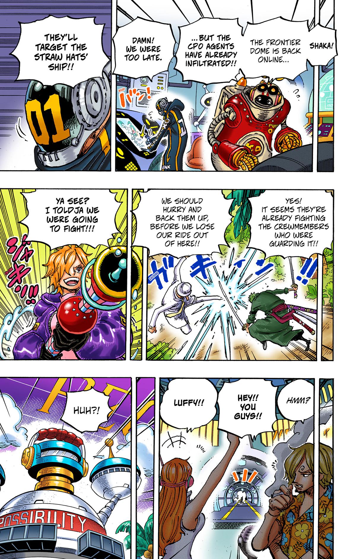 One Piece (Colored) Chapter 1071 page 12 - 