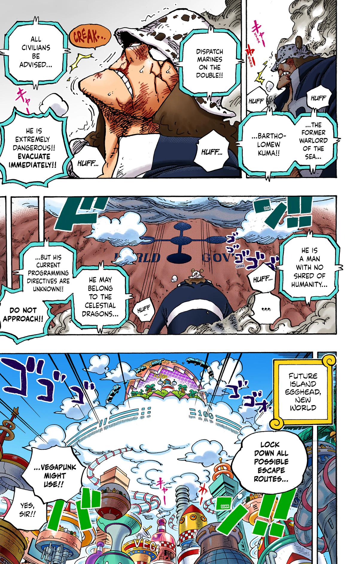 One Piece (Colored) Chapter 1071 page 5 - 
