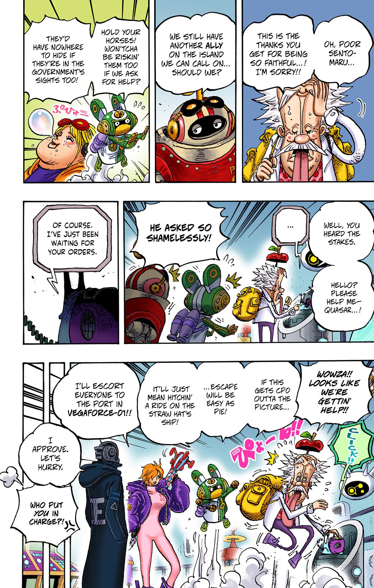 One Piece (Colored) Chapter 1071 page 7 - 