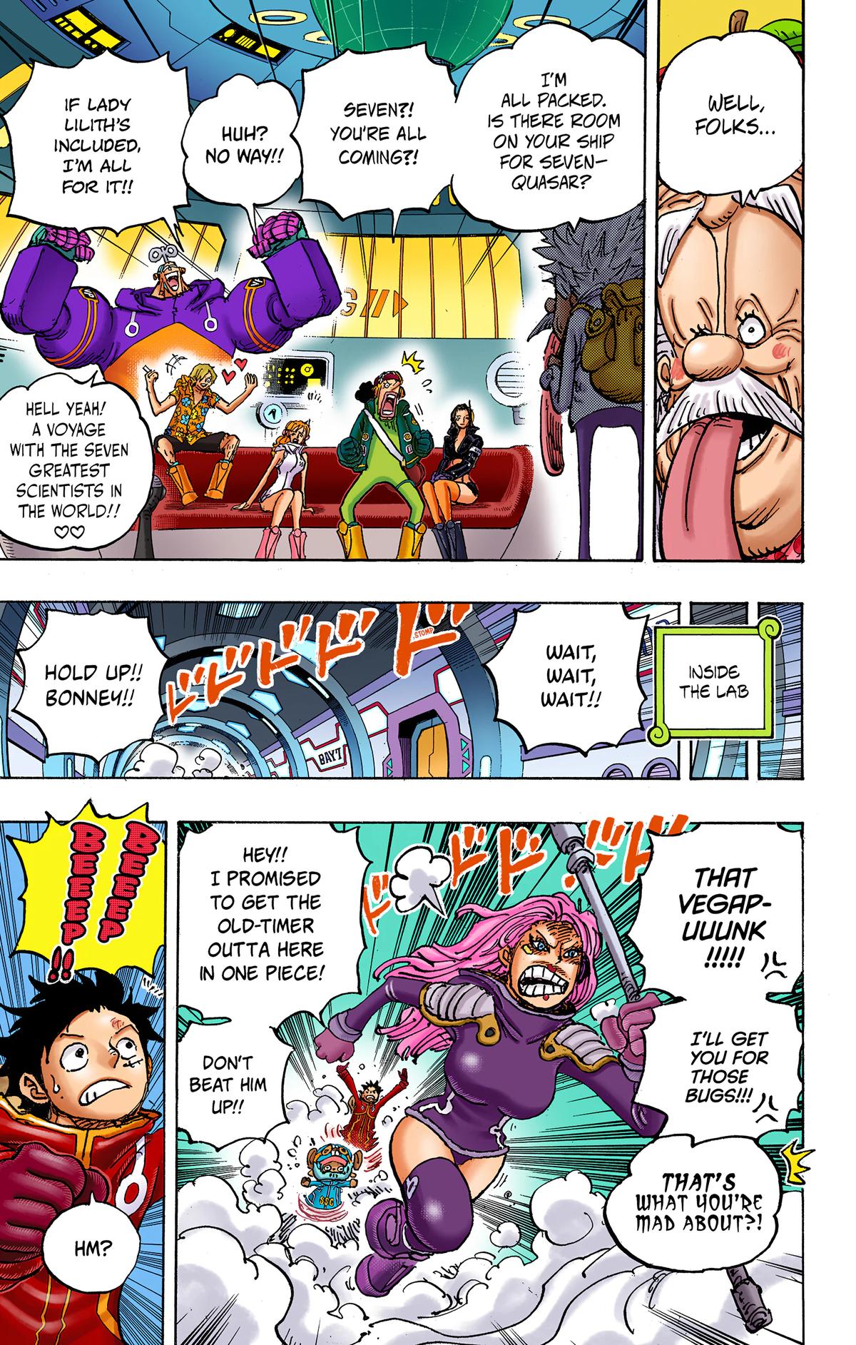One Piece (Colored) Chapter 1071 page 8 - 