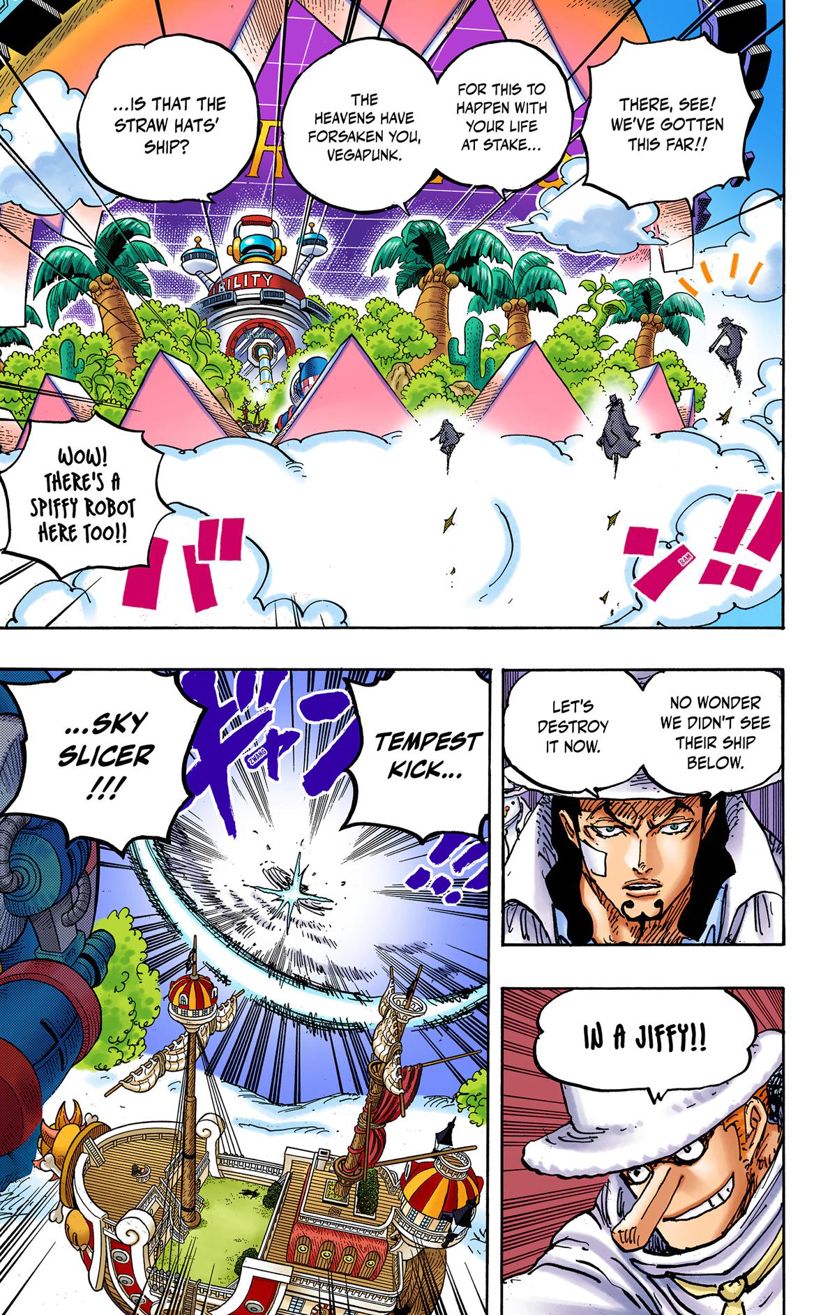 One Piece (Colored) Chapter 1071 page 10 - 