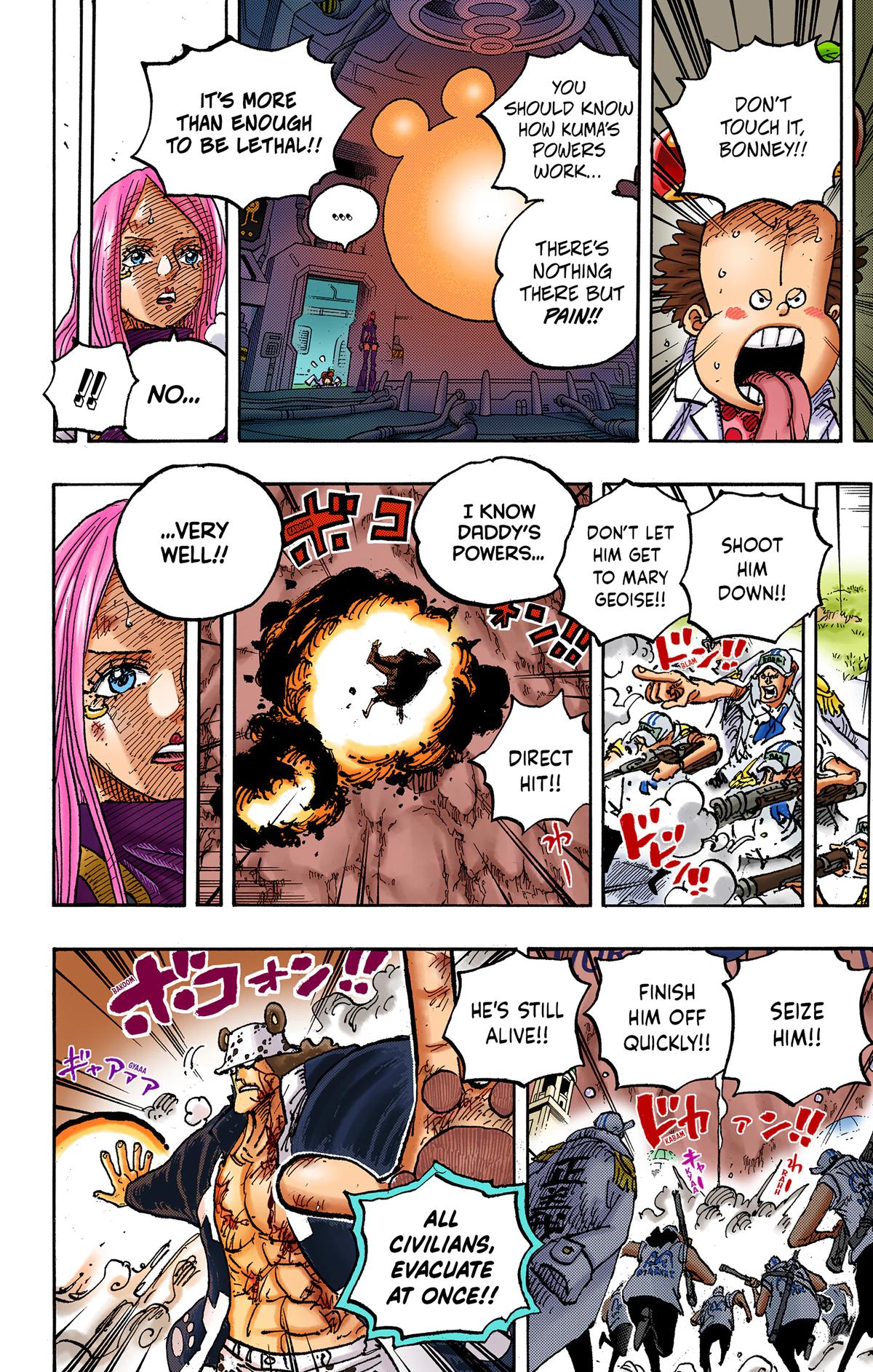 One Piece (Colored) Chapter 1072 page 10 - 