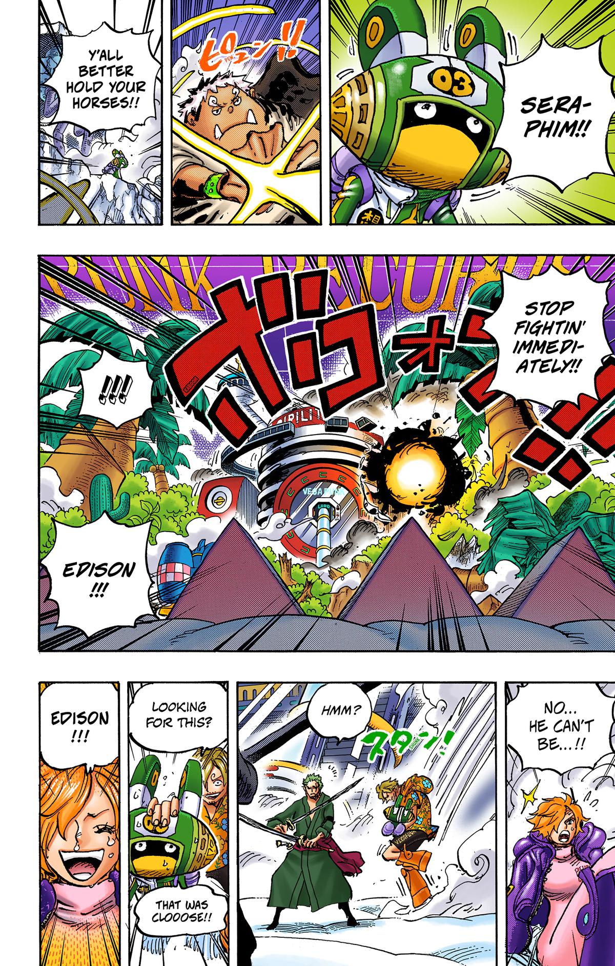 One Piece (Colored) Chapter 1073 page 8 - 
