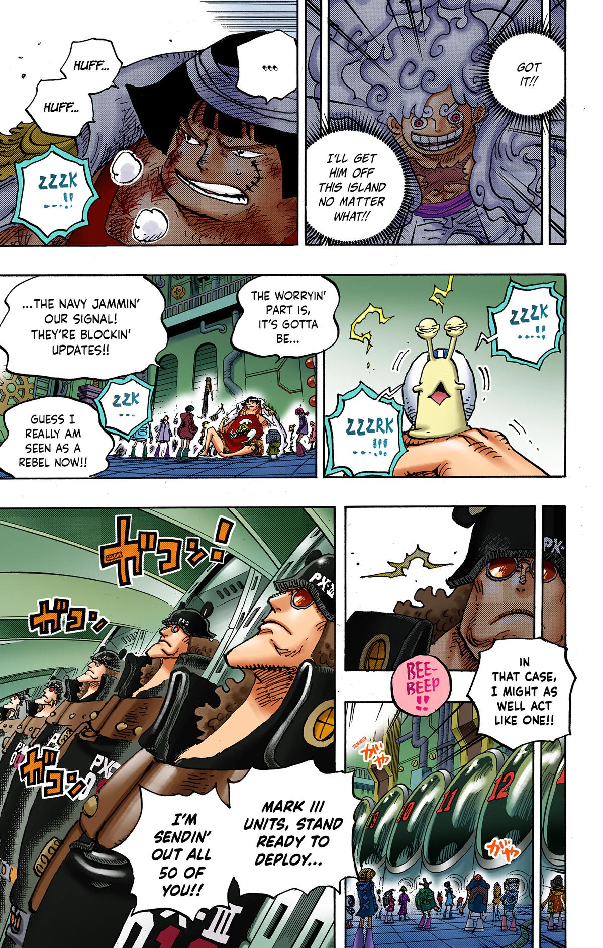 One Piece (Colored) Chapter 1074 page 5 - 