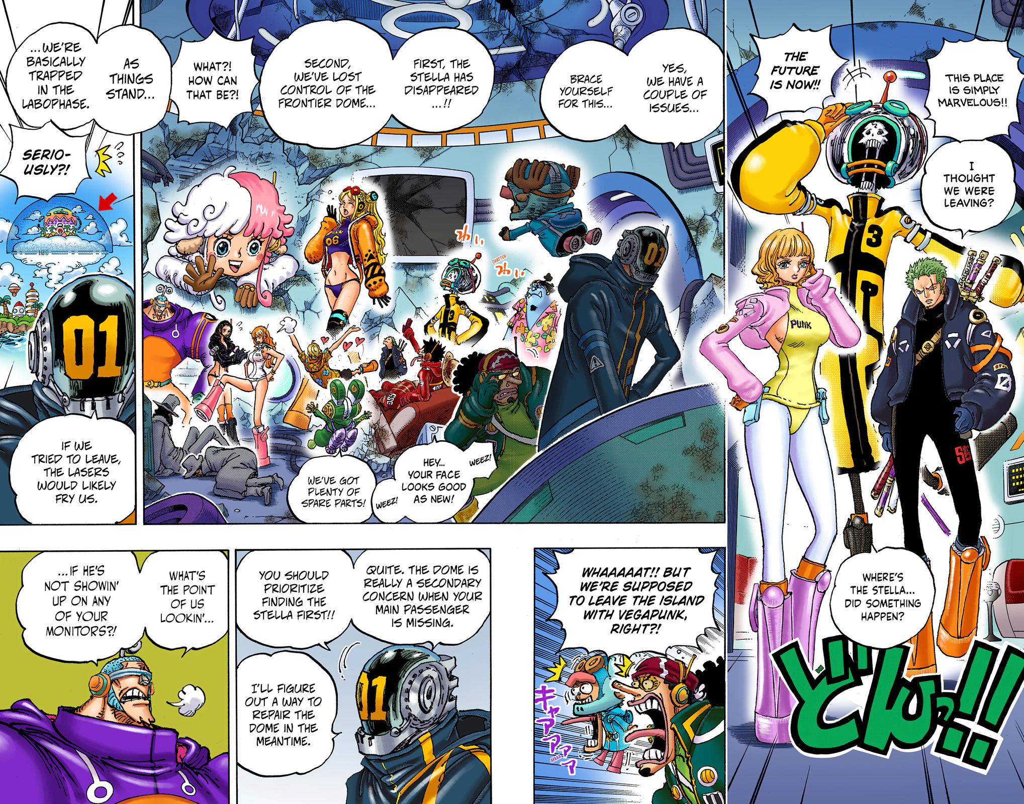 One Piece (Colored) Chapter 1074 page 8 - 
