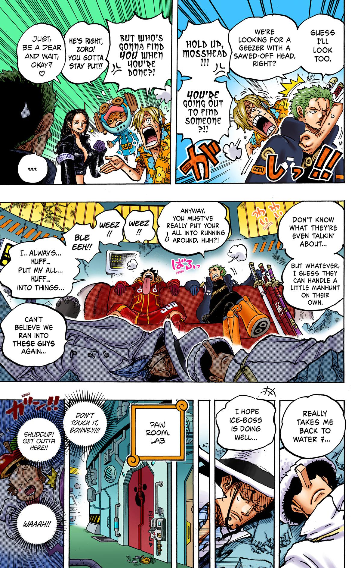 One Piece (Colored) Chapter 1074 page 10 - 