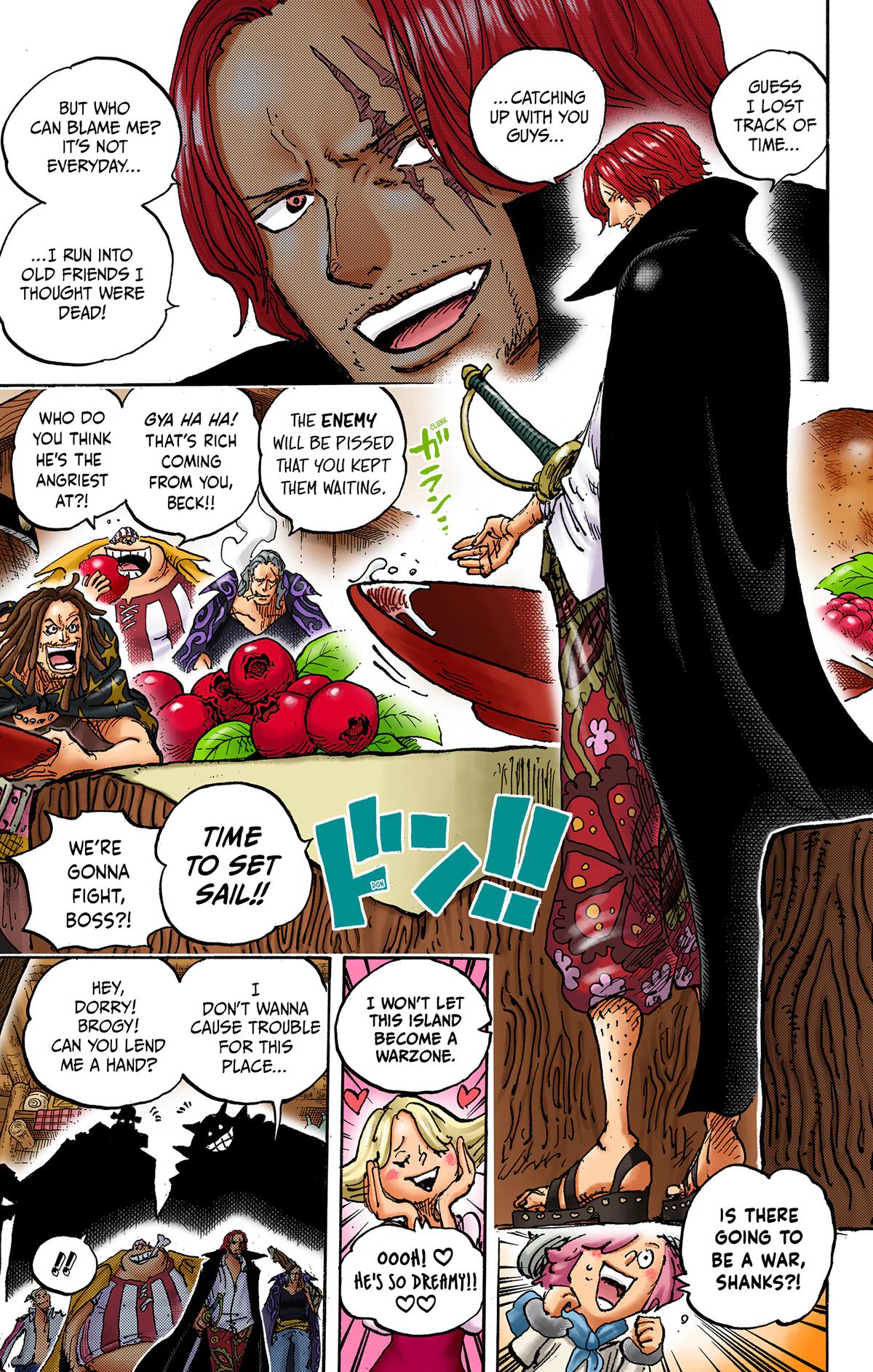One Piece (Colored) Chapter 1076 page 12 - 