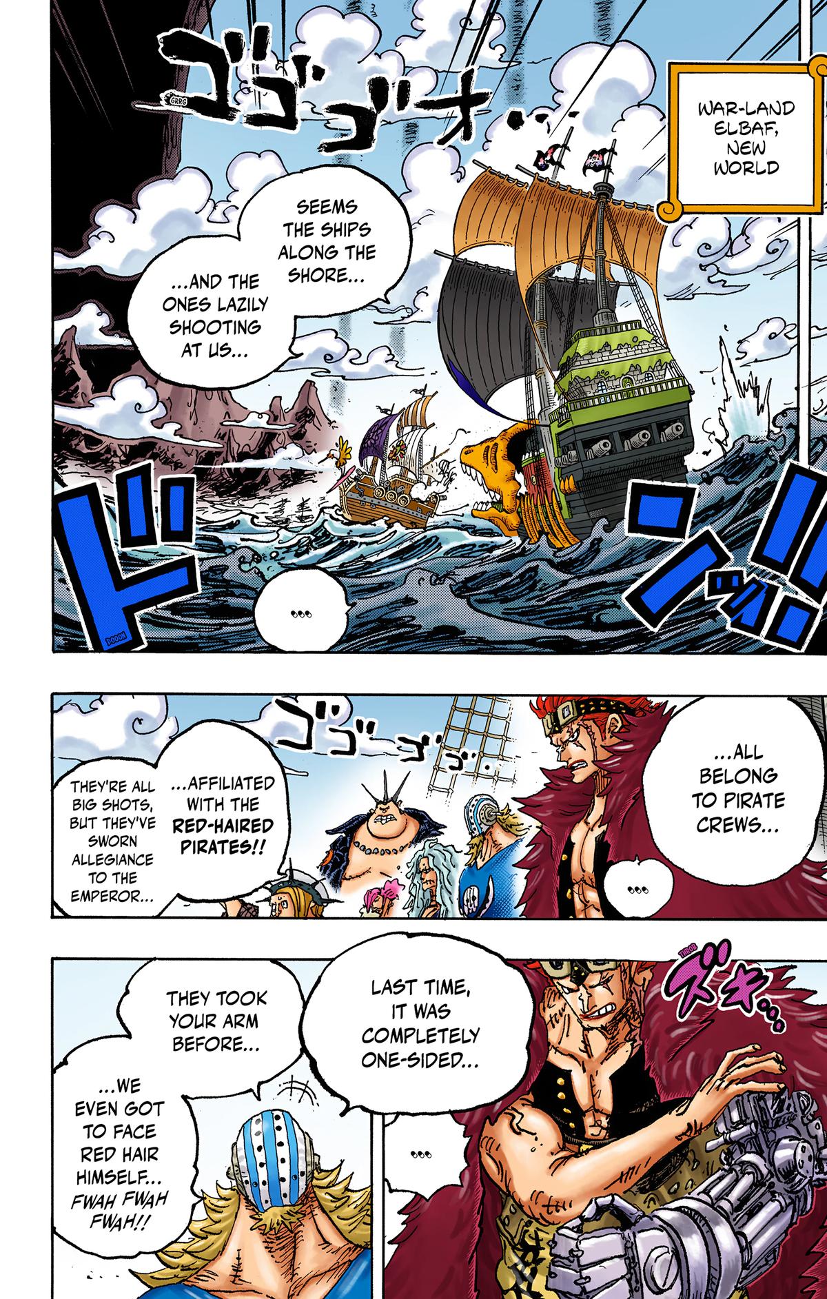 One Piece (Colored) Chapter 1076 page 14 - 
