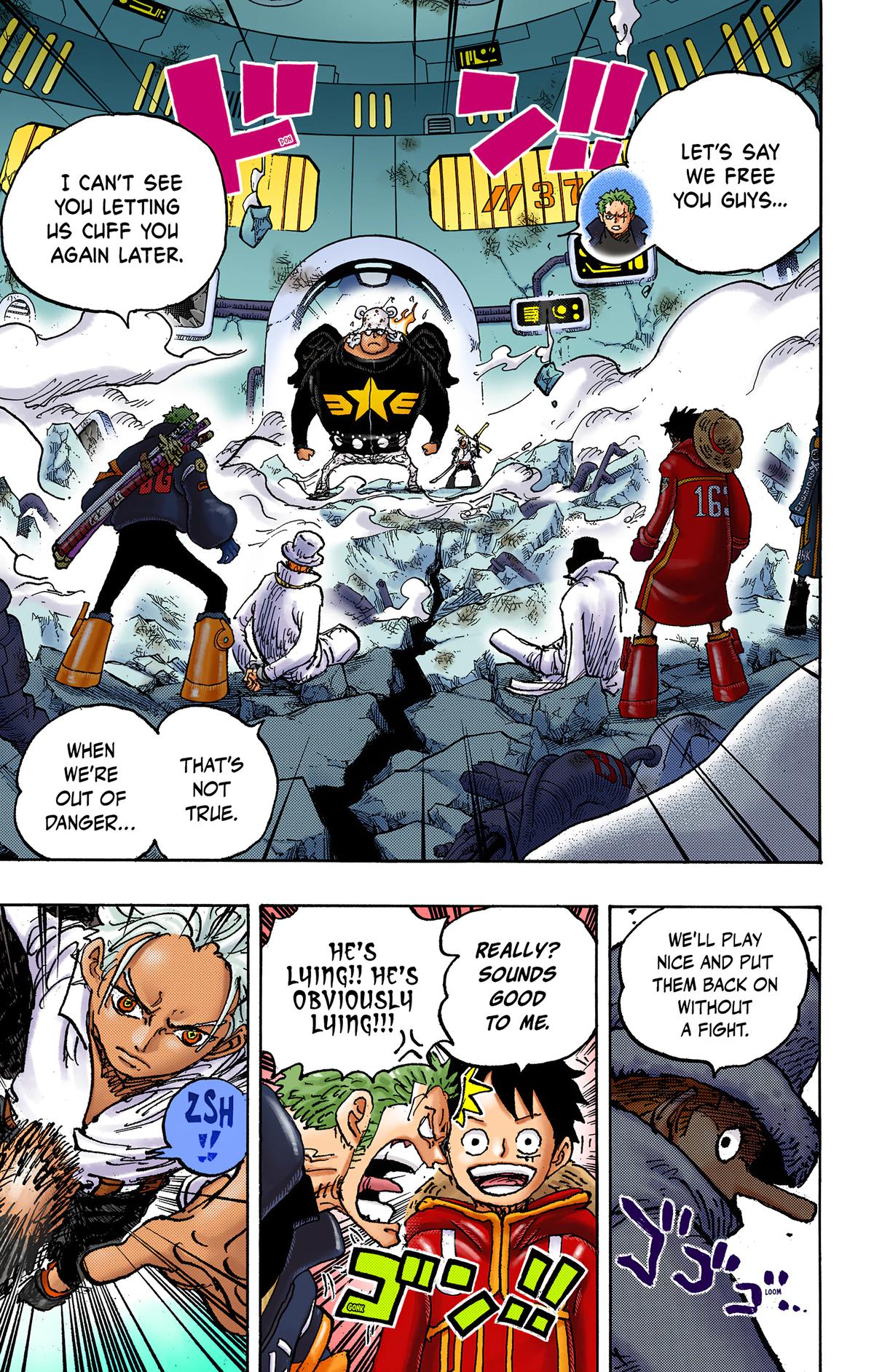 One Piece (Colored) Chapter 1076 page 3 - 