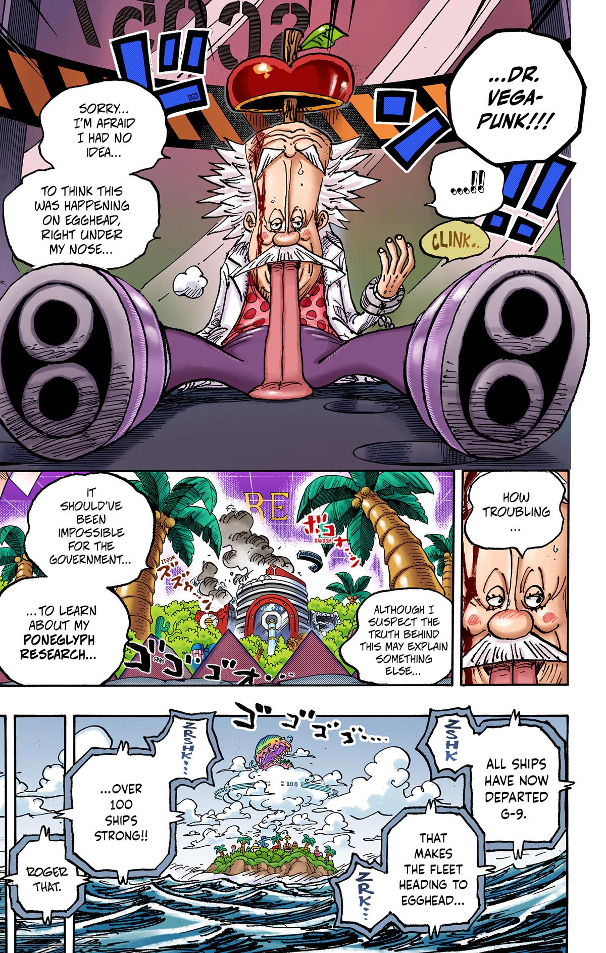 One Piece (Colored) Chapter 1076 page 10 - 