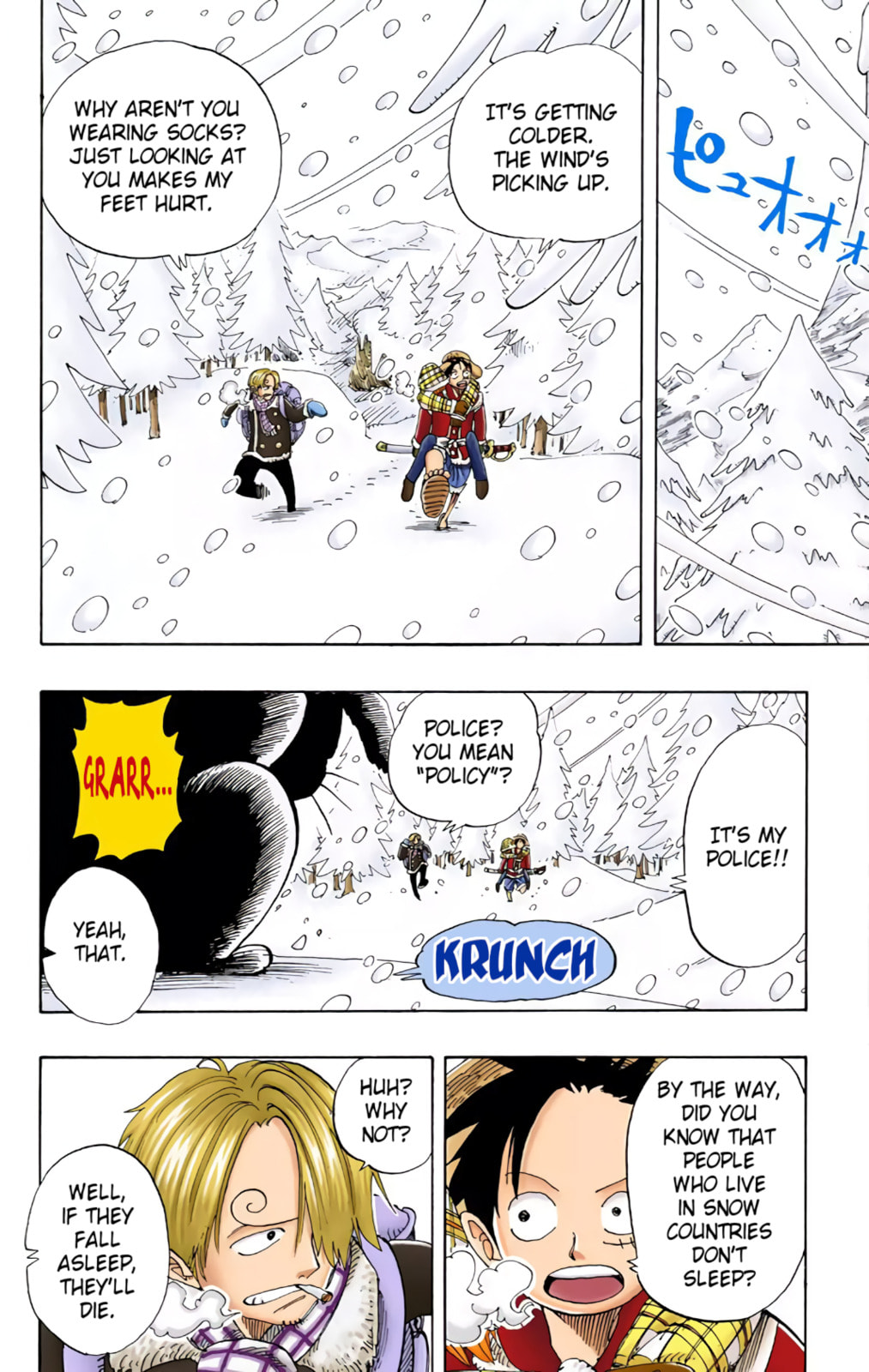 Read One Piece (Colored) chapter 134 image 5 on Lezhin