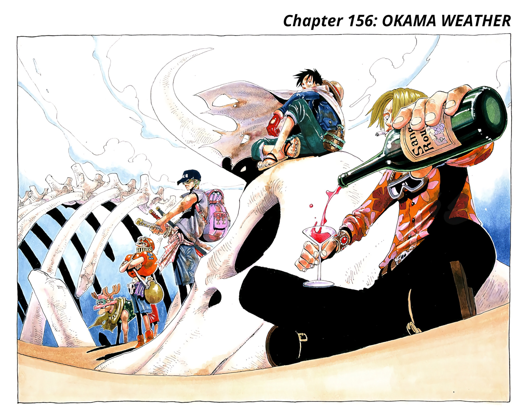 Read One Piece (Colored) chapter 156 image 1 on Lezhin