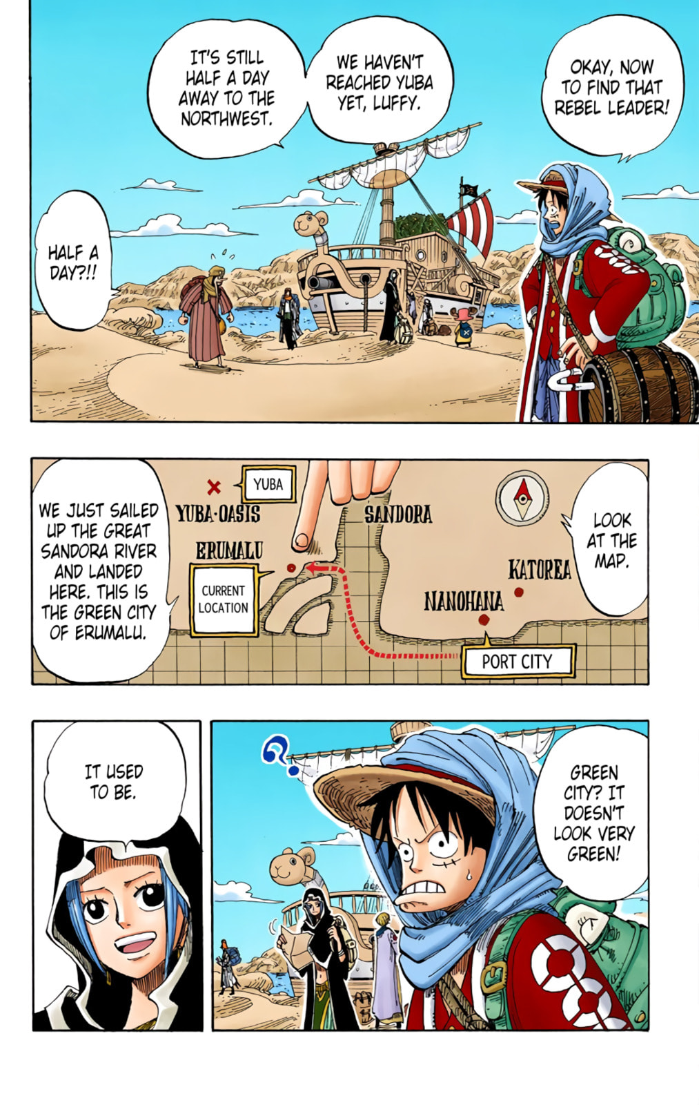 Read One Piece (Colored) chapter 161 image 4 on Lezhin