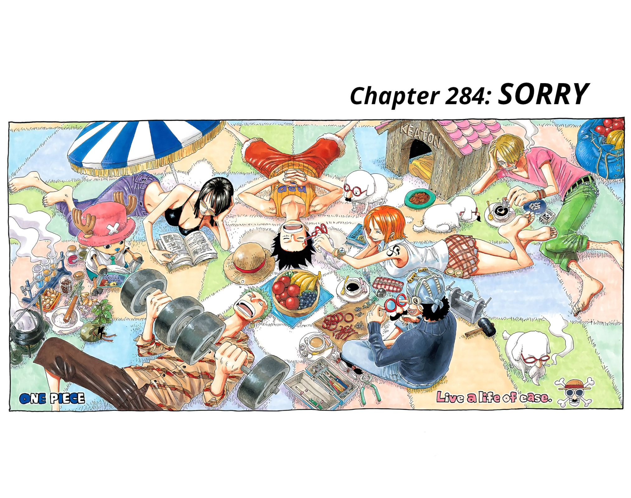 Read One Piece (Colored) chapter 284 image 0 on Lezhin