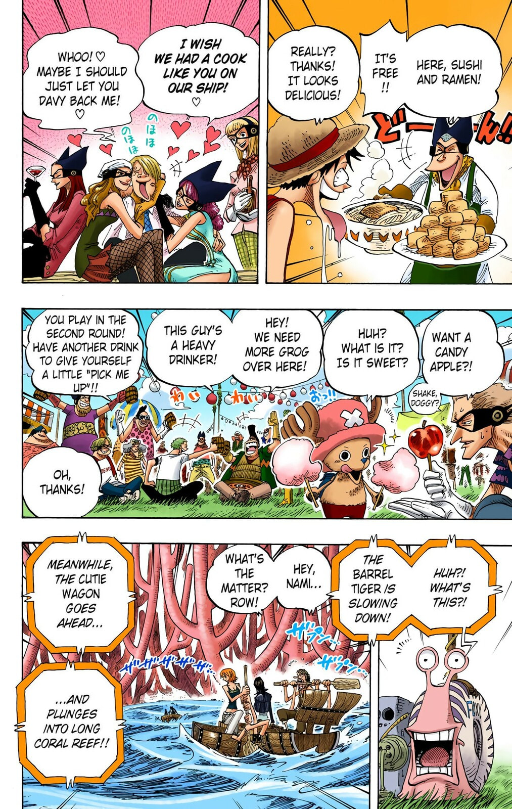 Read One Piece (Colored) chapter 308 image 3 on Lezhin
