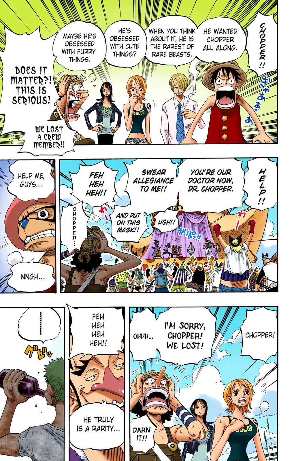 Read One Piece (Colored) chapter 309 image 9 on Lezhin