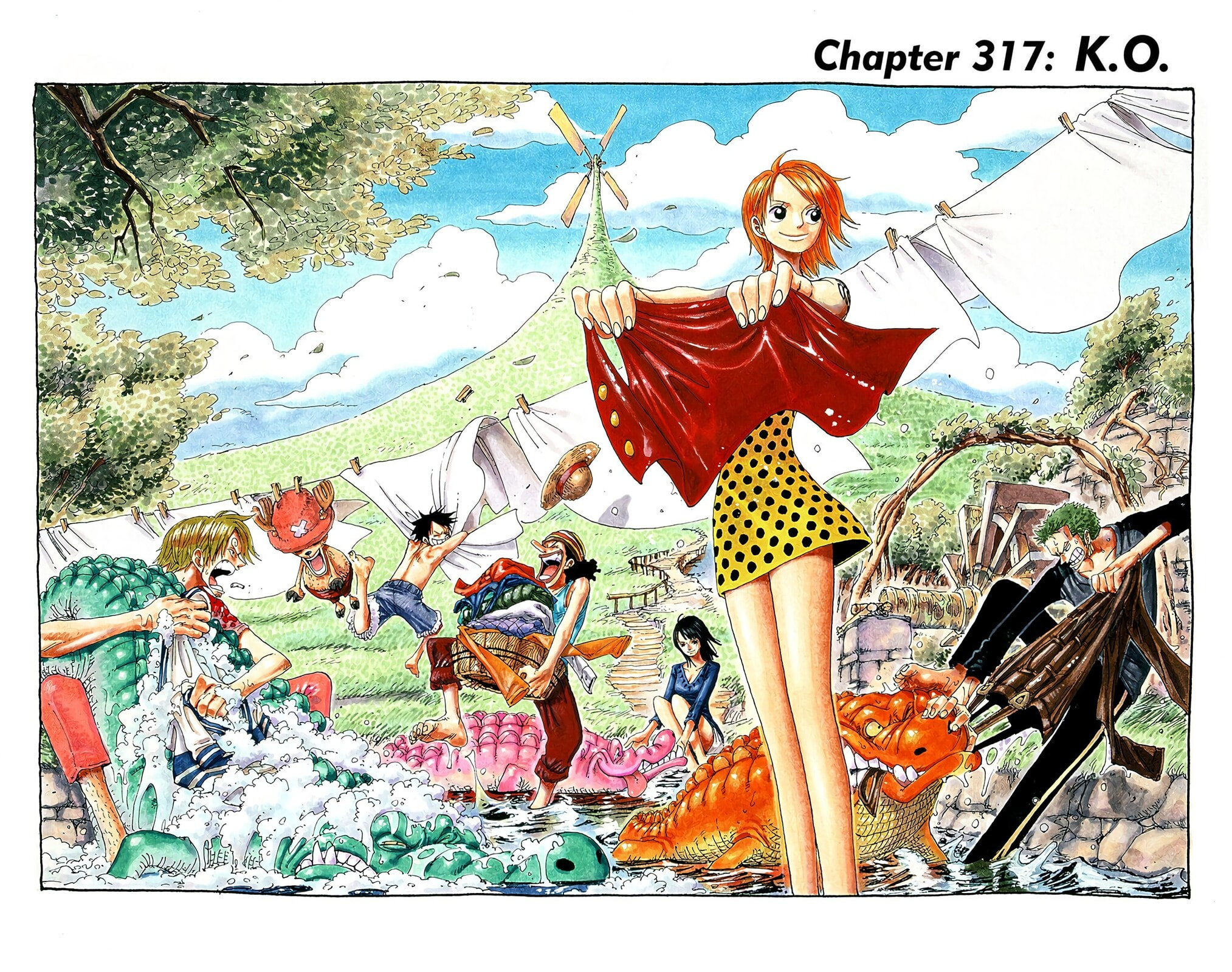 Read One Piece (Colored) chapter 317 image 1 on Lezhin