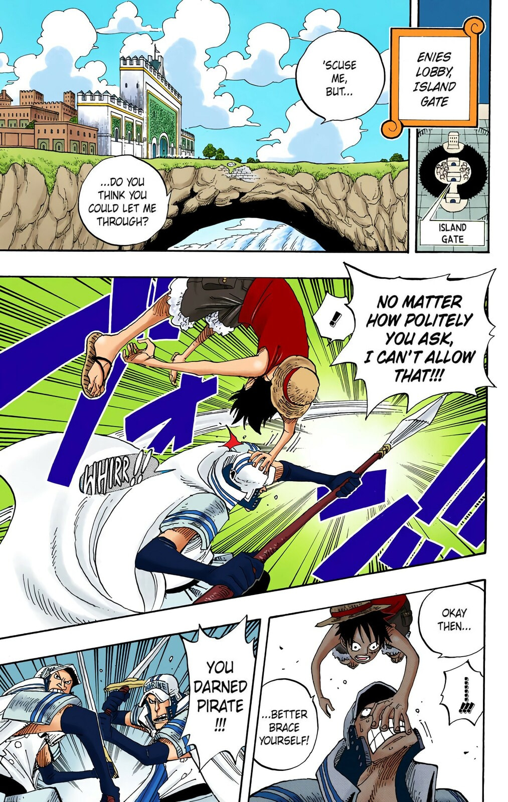 Read One Piece (Colored) chapter 377 image 2 on Lezhin