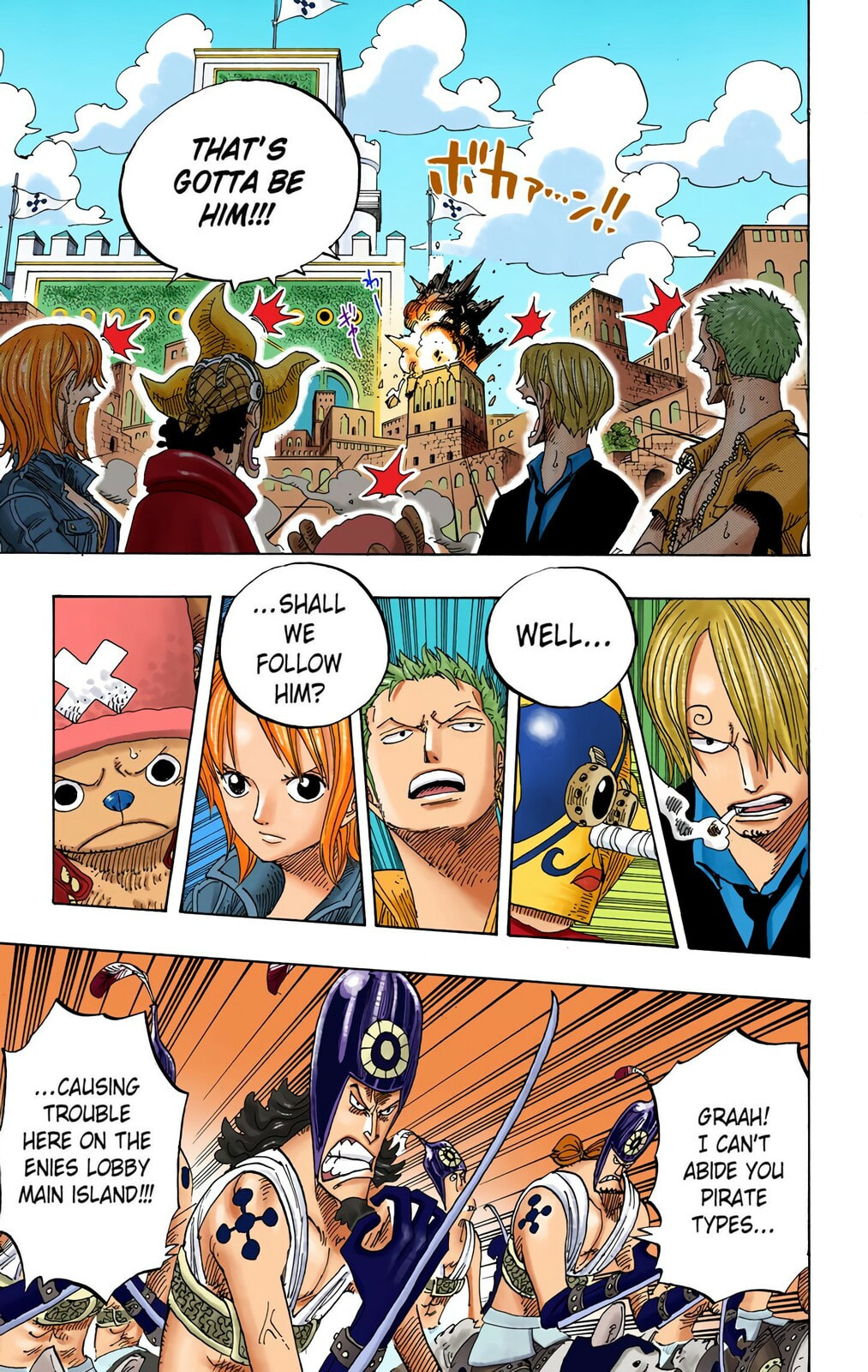 Read One Piece (Colored) chapter 381 image 8 on Lezhin