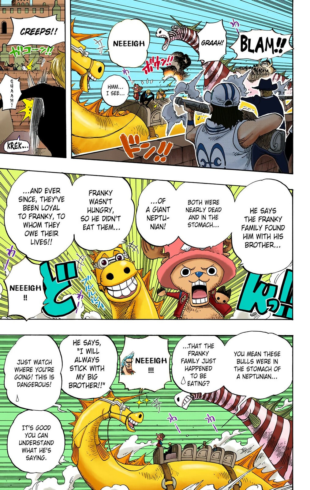 Read One Piece (Colored) chapter 383 image 4 on Lezhin