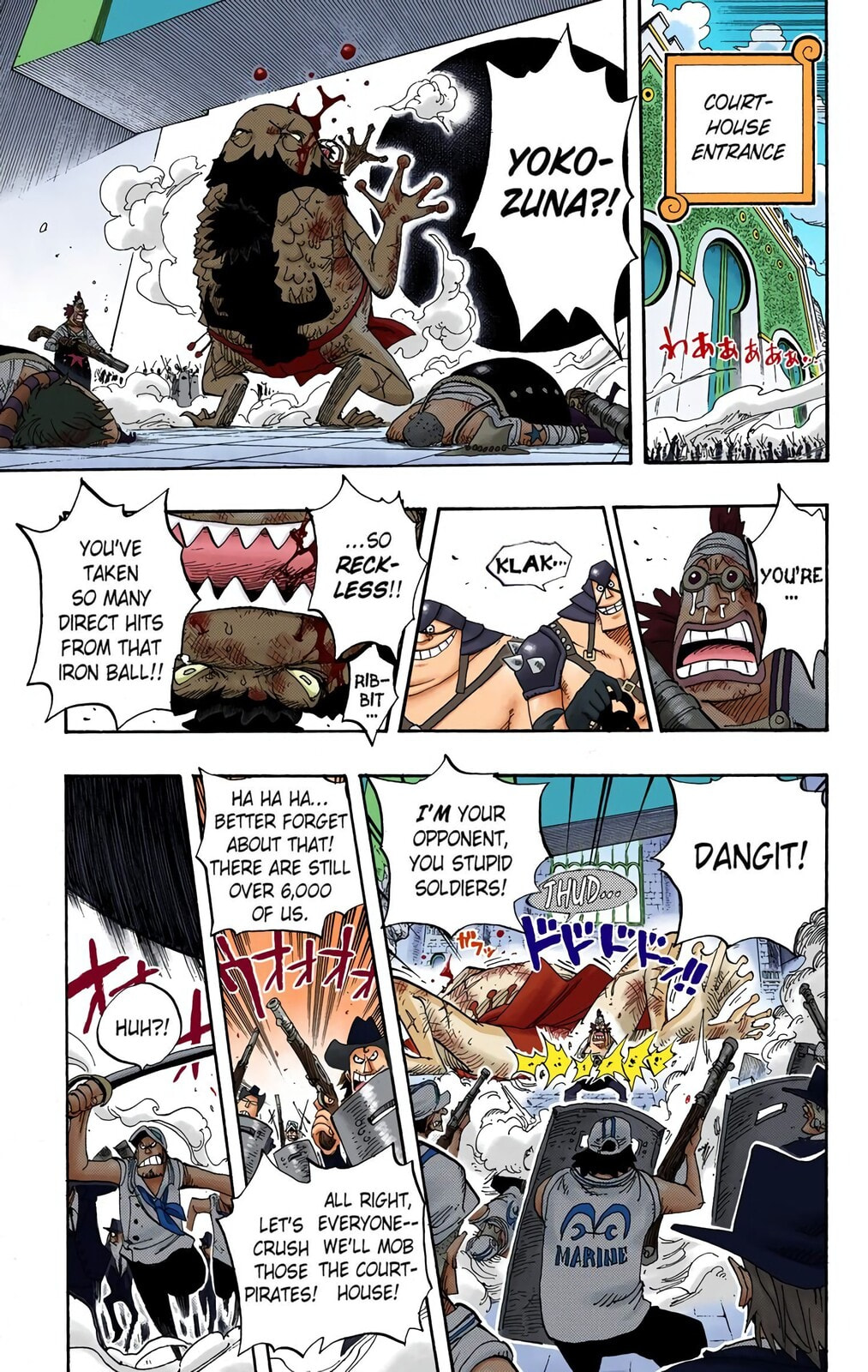 Read One Piece (Colored) chapter 390 image 8 on Lezhin