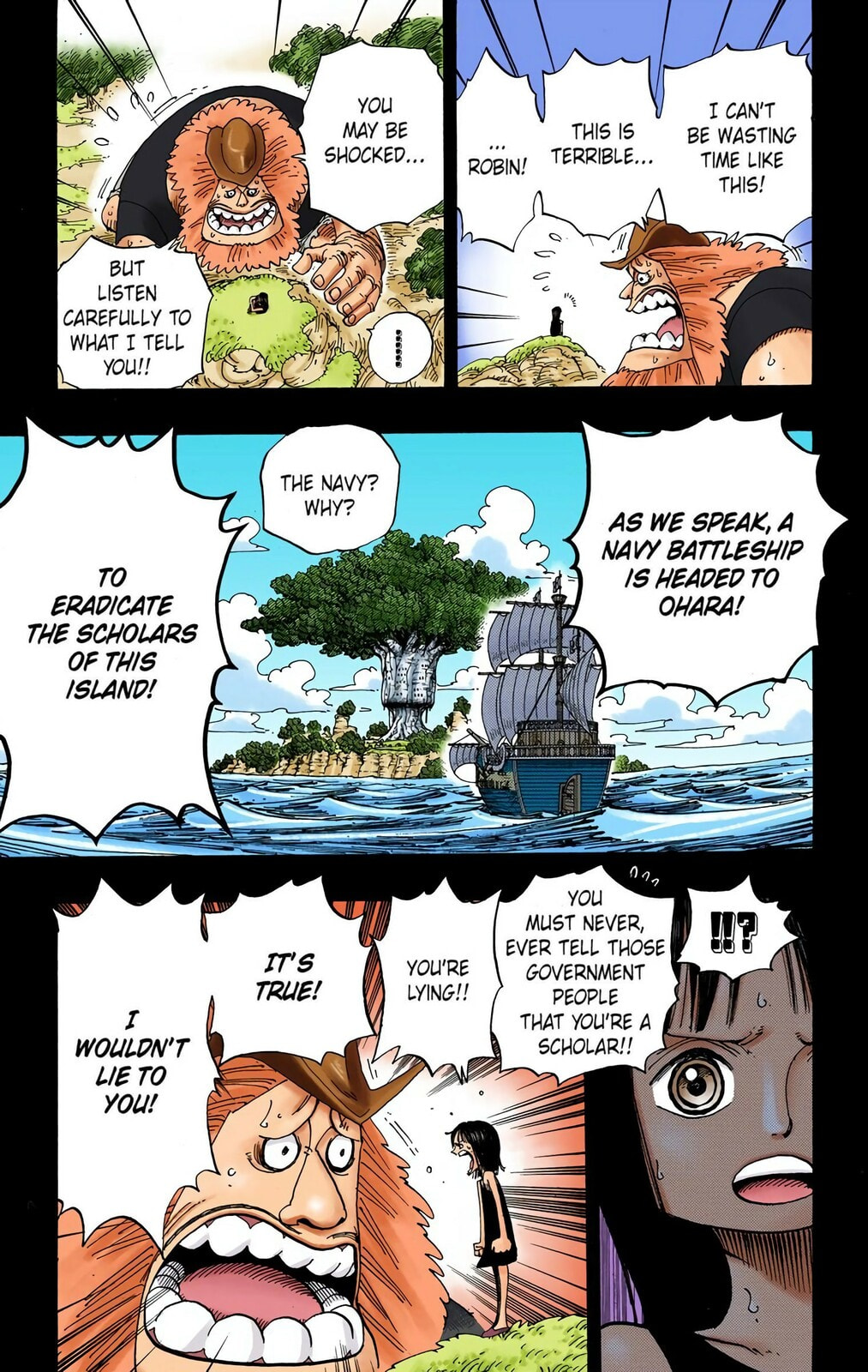 Read One Piece (Colored) chapter 393 image 6 on Lezhin
