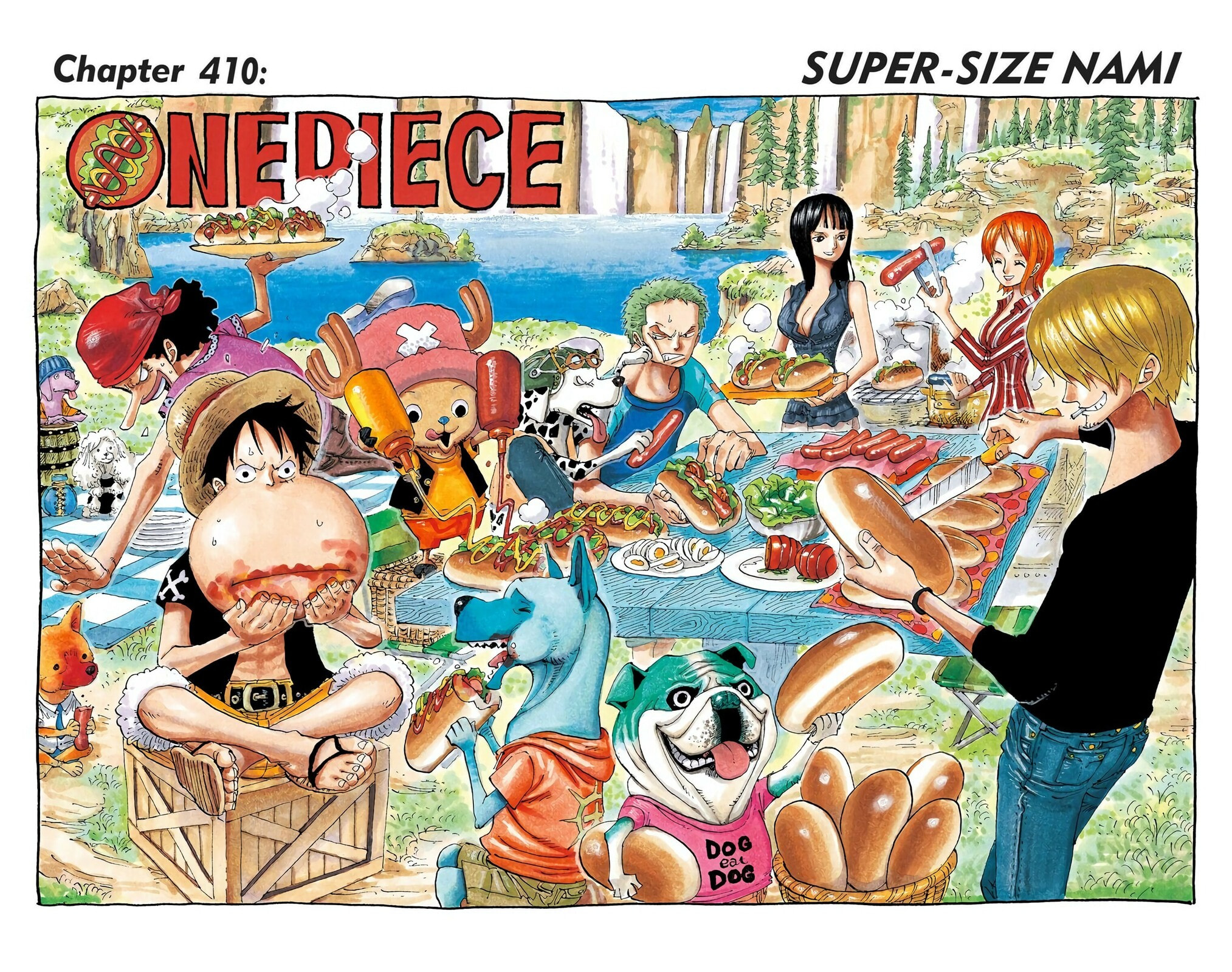 Read One Piece (Colored) chapter 410 image 1 on Lezhin