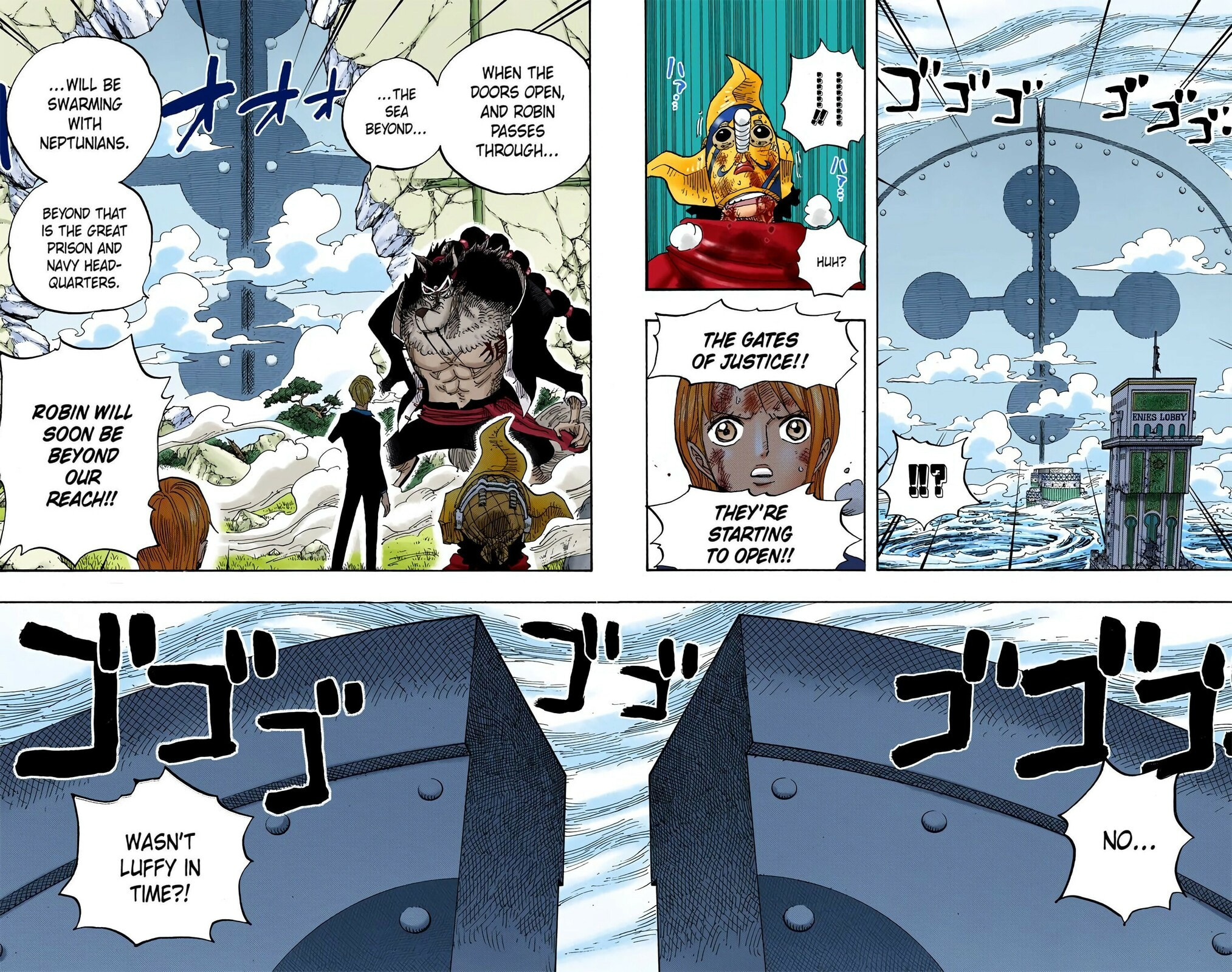 Read One Piece (Colored) chapter 414 image 3 on Lezhin