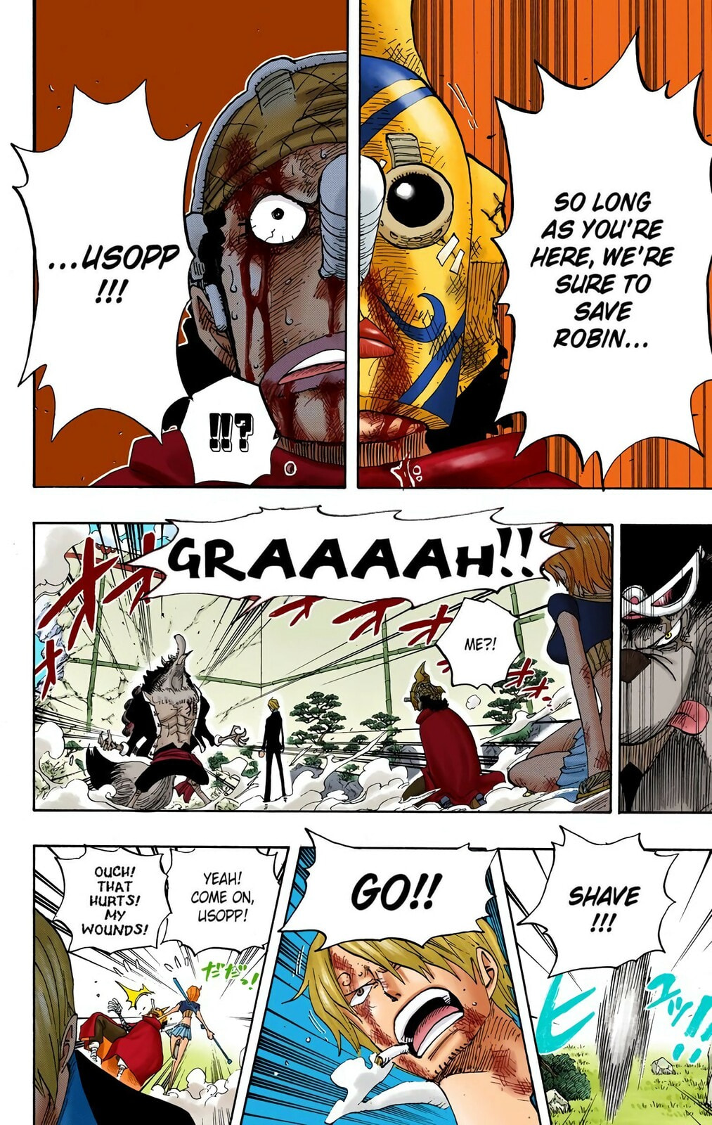 Read One Piece (Colored) chapter 414 image 8 on Lezhin