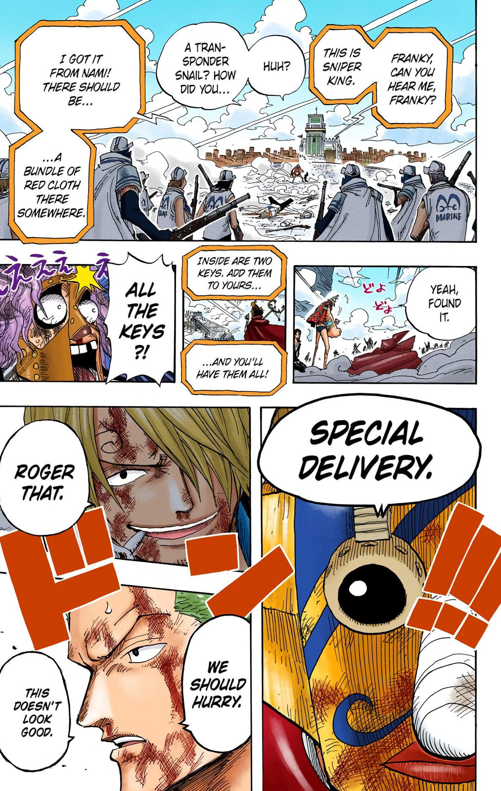 Read One Piece (Colored) chapter 419 image 16 on Lezhin