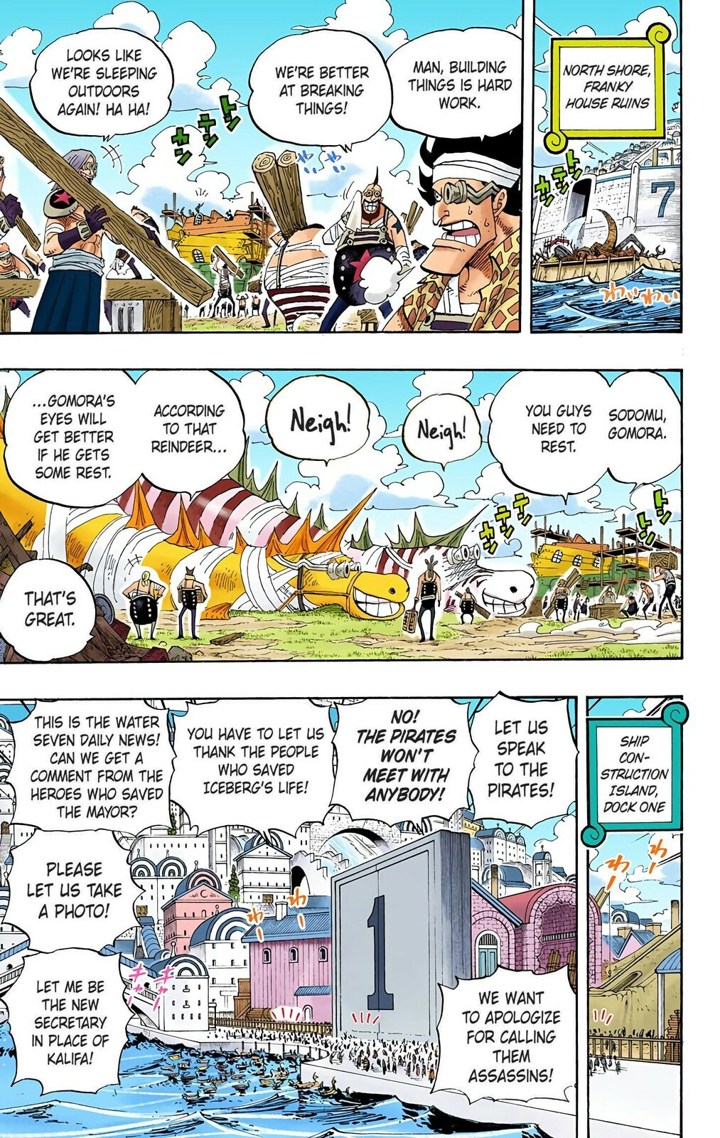 Read One Piece (Colored) chapter 431 image 4 on Lezhin