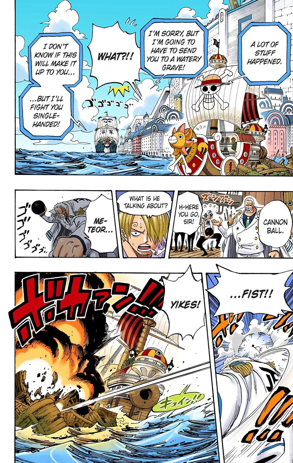 Read One Piece (Colored) chapter 438 image 9 on Lezhin