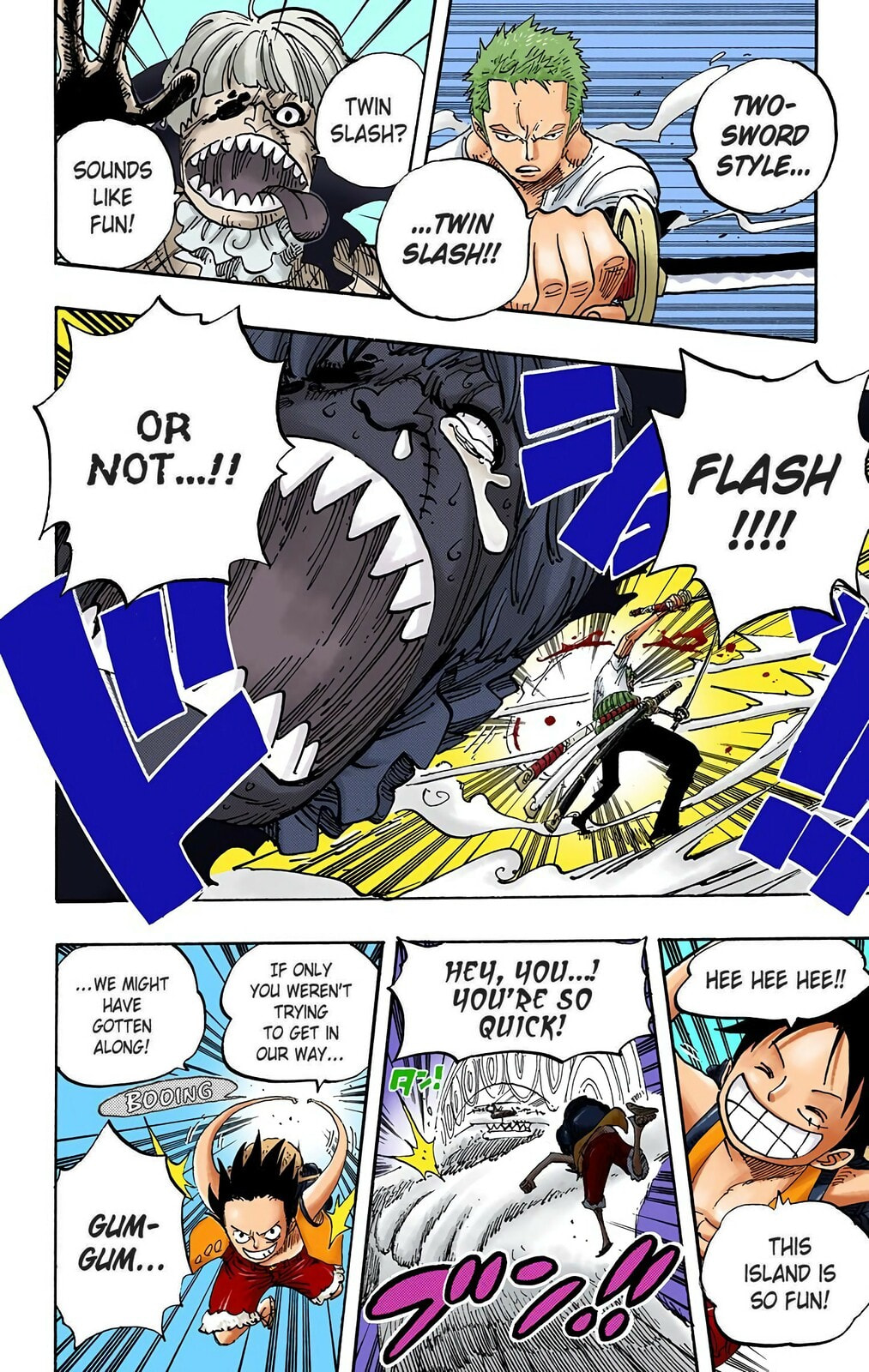 Read One Piece (Colored) chapter 450 image 11 on Lezhin