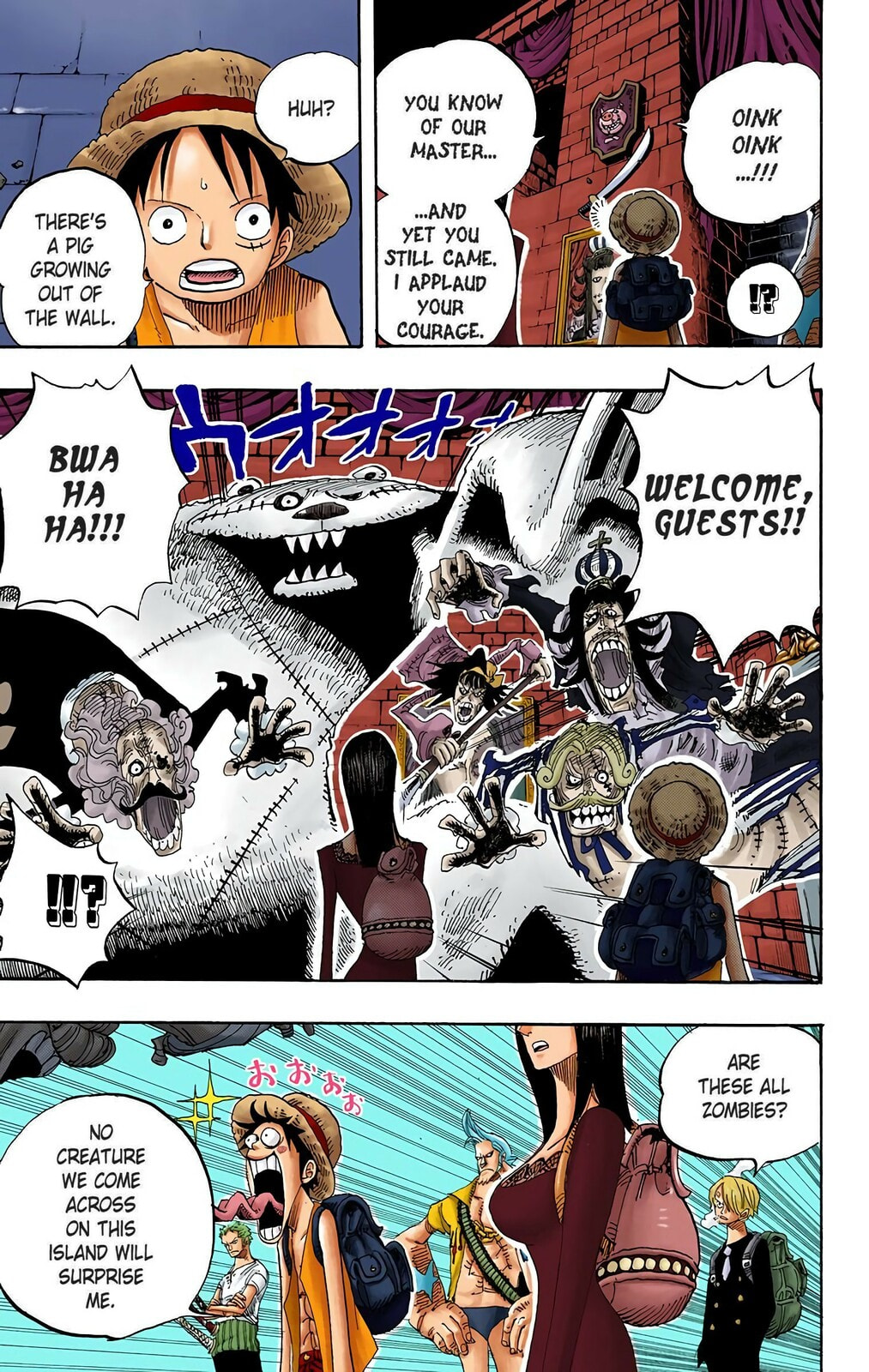 Read One Piece (Colored) chapter 450 image 8 on Lezhin