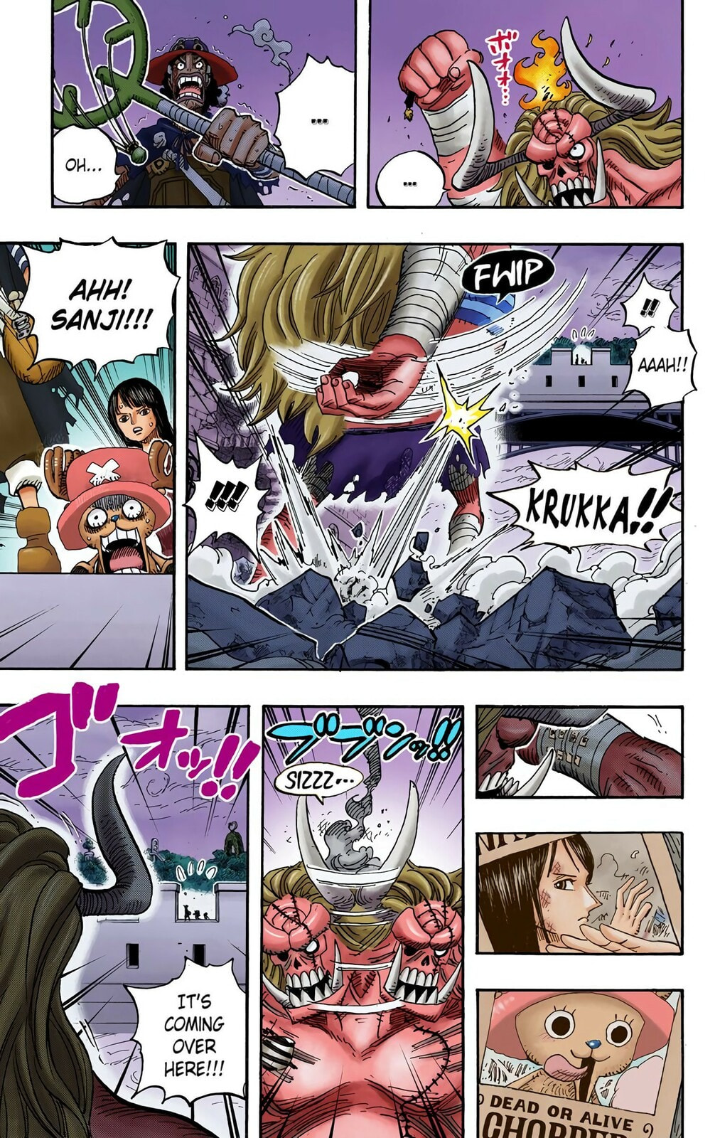 Read One Piece (Colored) chapter 470 image 7 on Lezhin