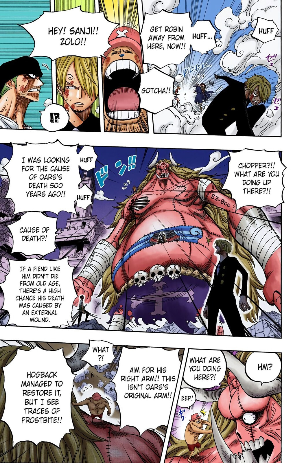 Read One Piece (Colored) chapter 477 image 11 on Lezhin