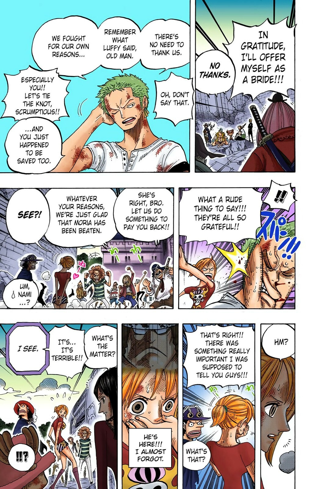 Read One Piece (Colored) chapter 483 image 12 on Lezhin
