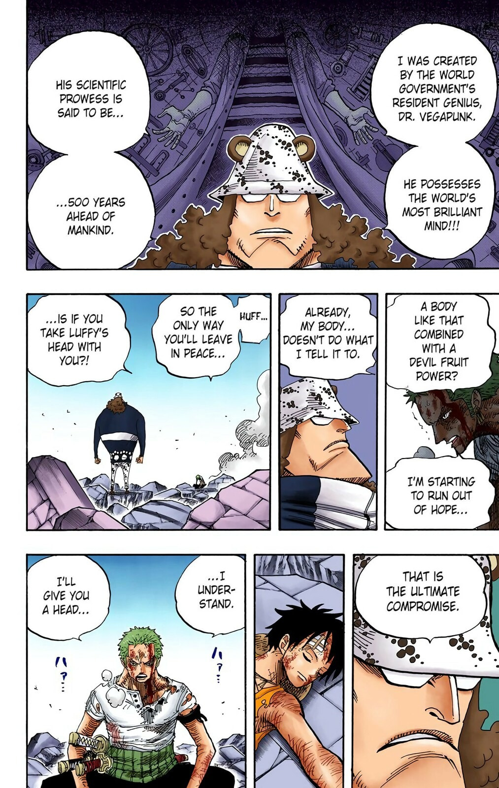 Read One Piece (Colored) chapter 485 image 9 on Lezhin