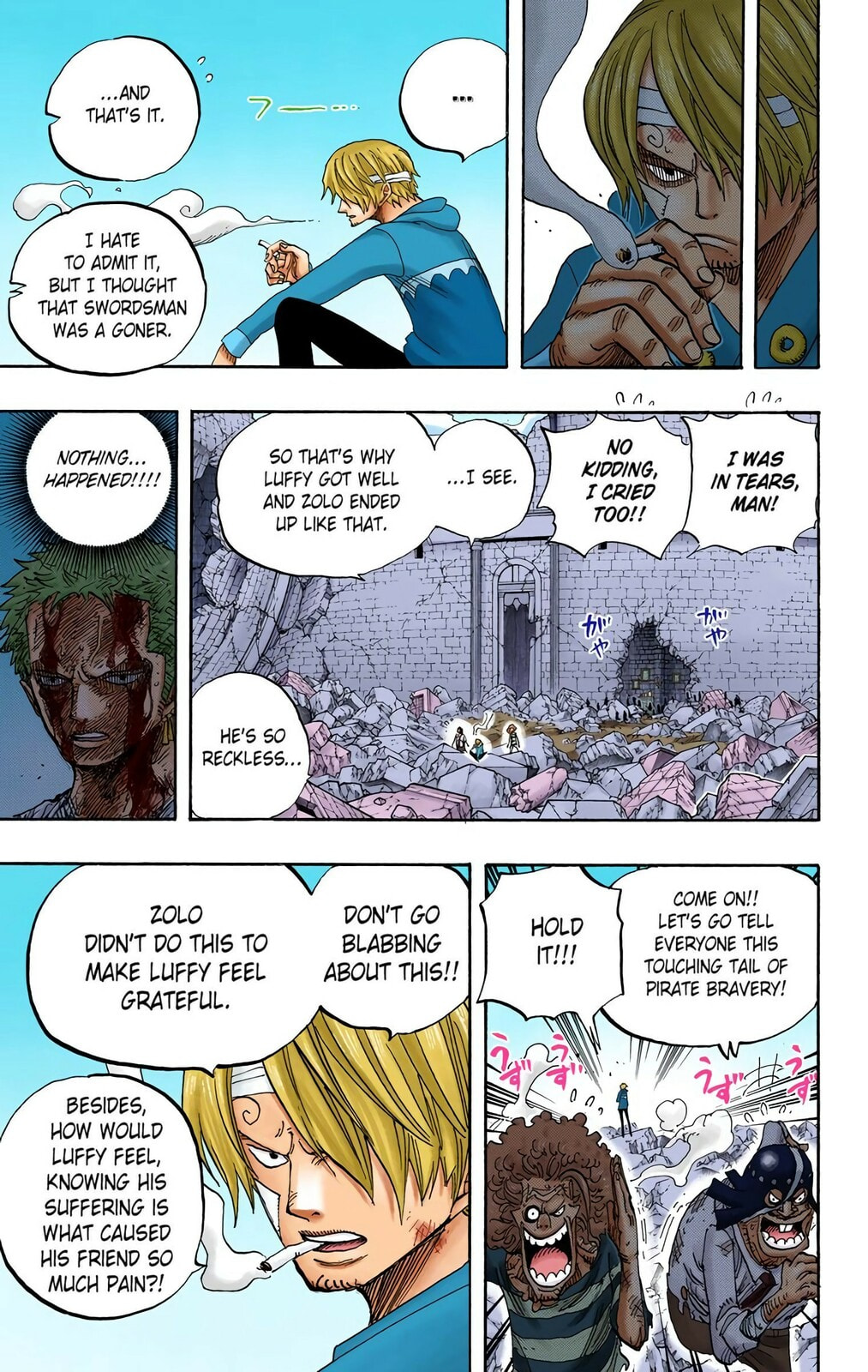 Read One Piece (Colored) chapter 486 image 8 on Lezhin