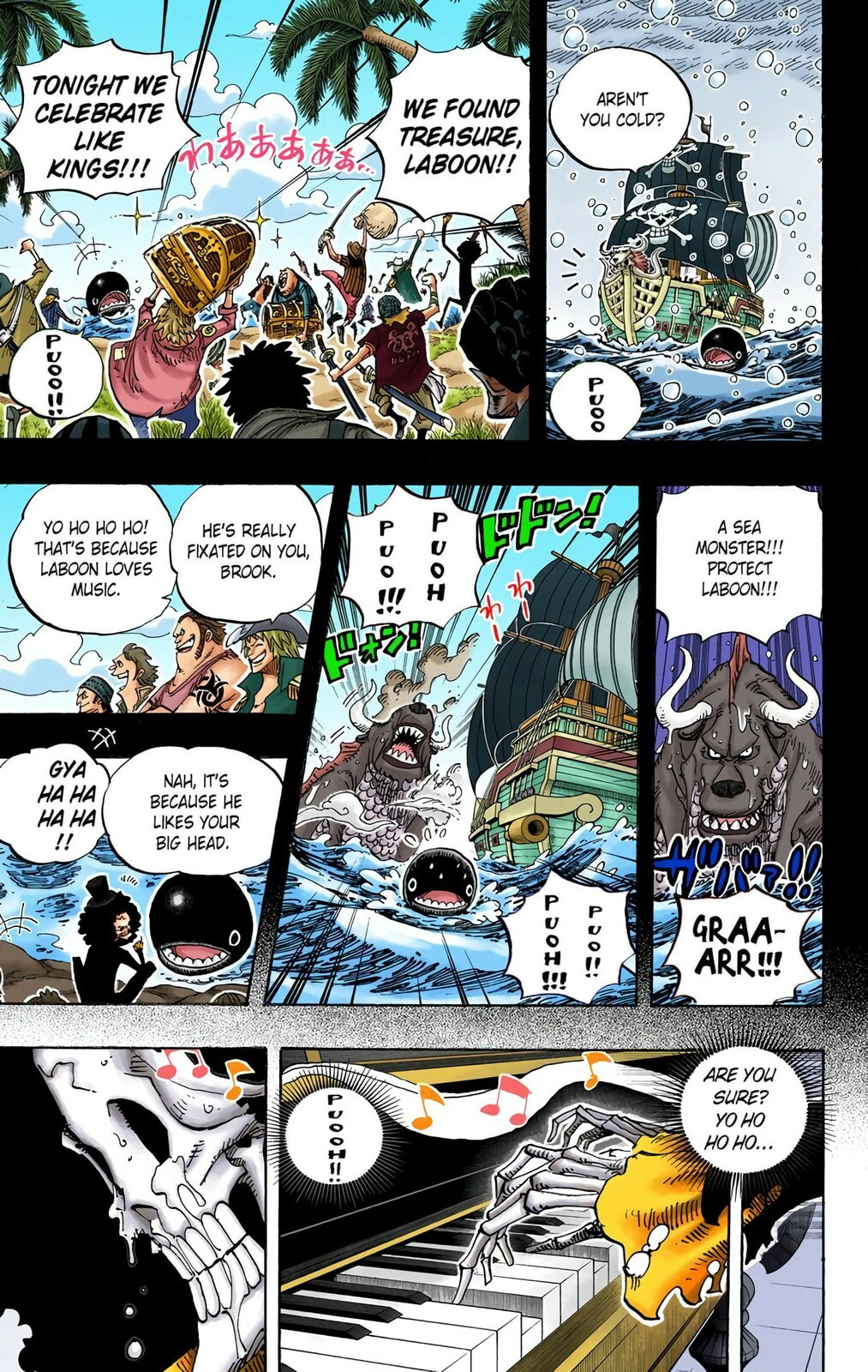 Read One Piece (Colored) chapter 487 image 4 on Lezhin