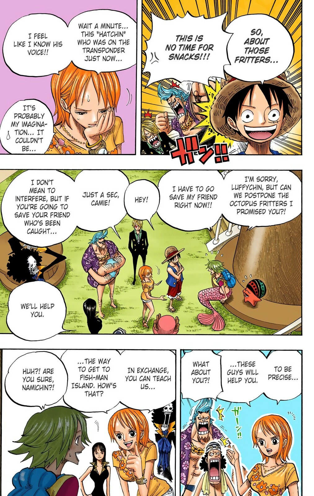 Read One Piece (Colored) chapter 491 image 8 on Lezhin