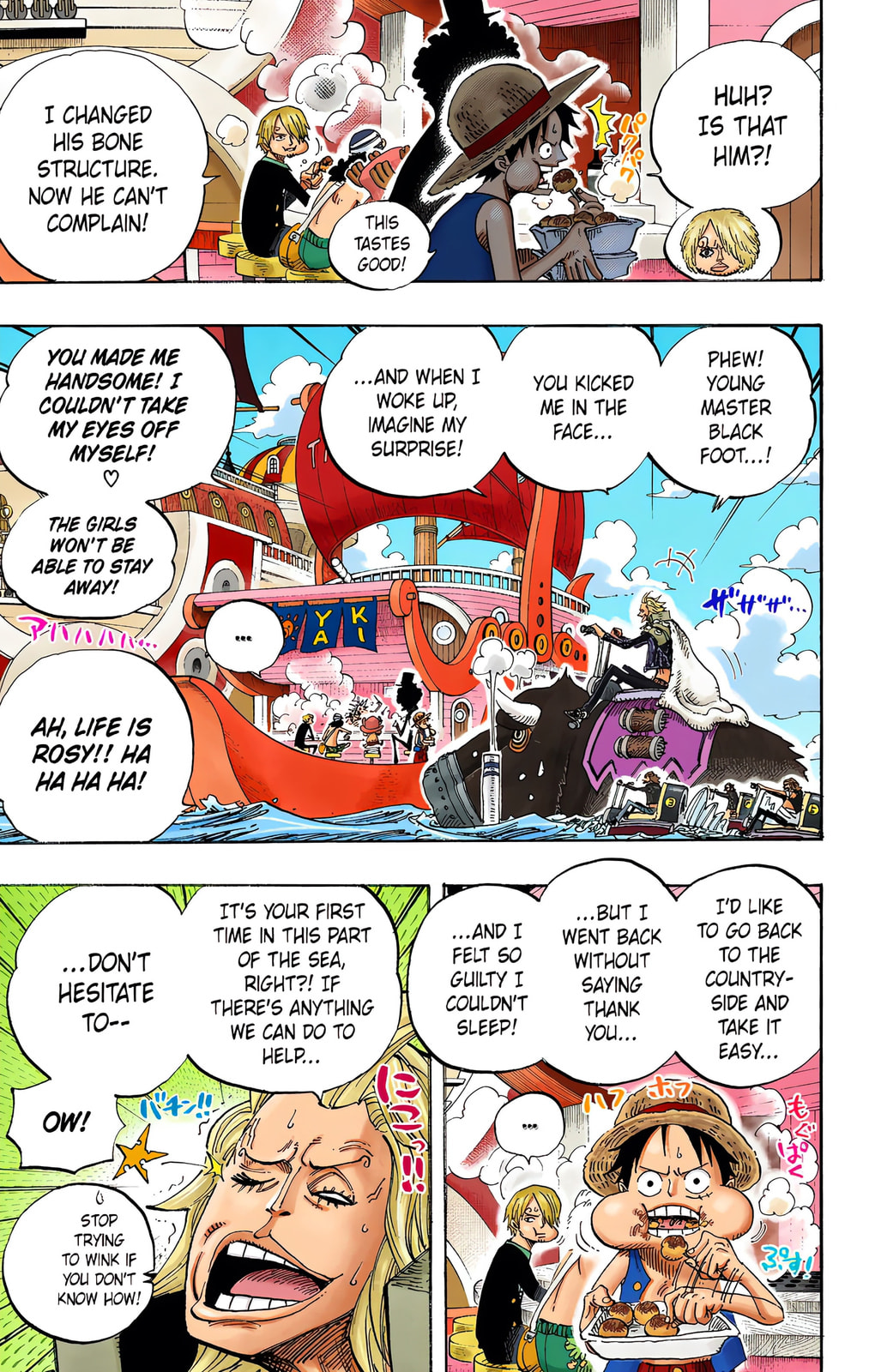 Read One Piece (Colored) chapter 496 image 4 on Lezhin