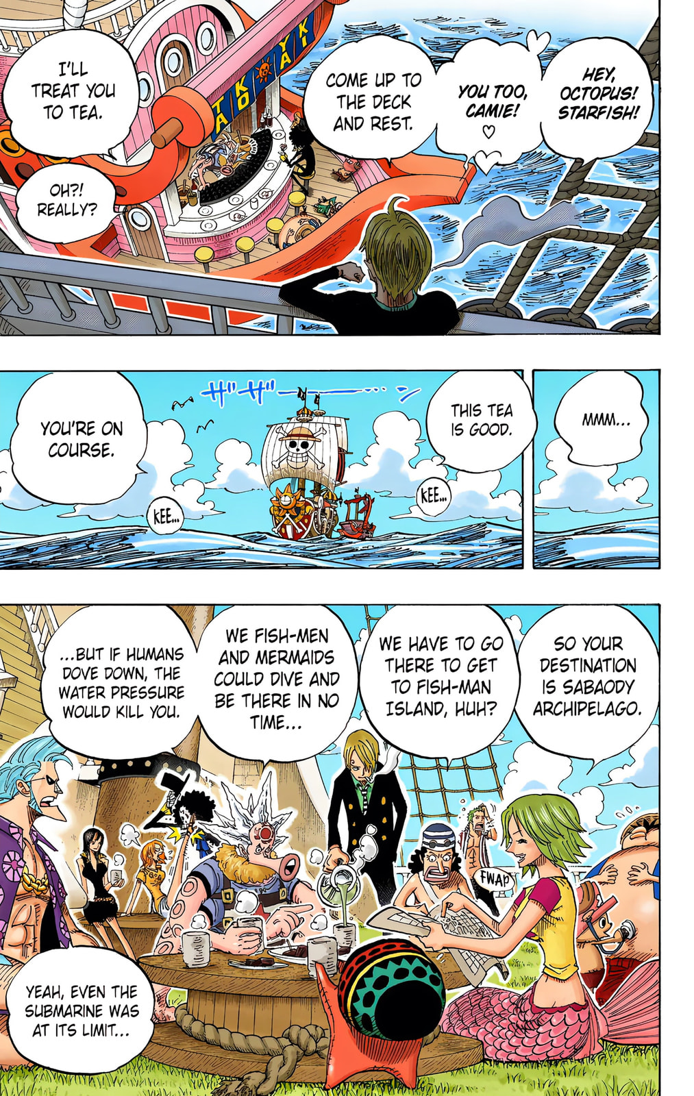 Read One Piece (Colored) chapter 496 image 8 on Lezhin