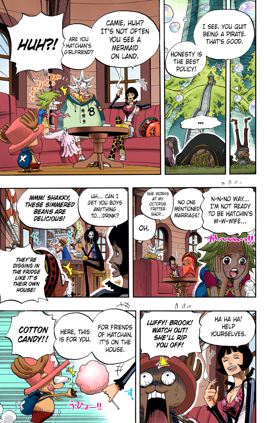 Read One Piece (Colored) chapter 498 image 6 on Lezhin