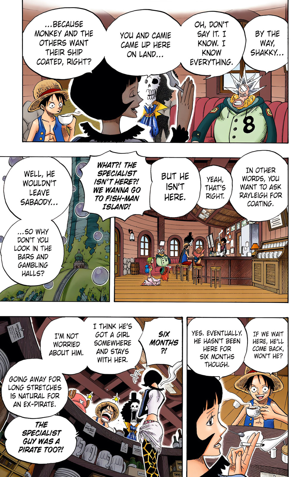 Read One Piece (Colored) chapter 498 image 8 on Lezhin