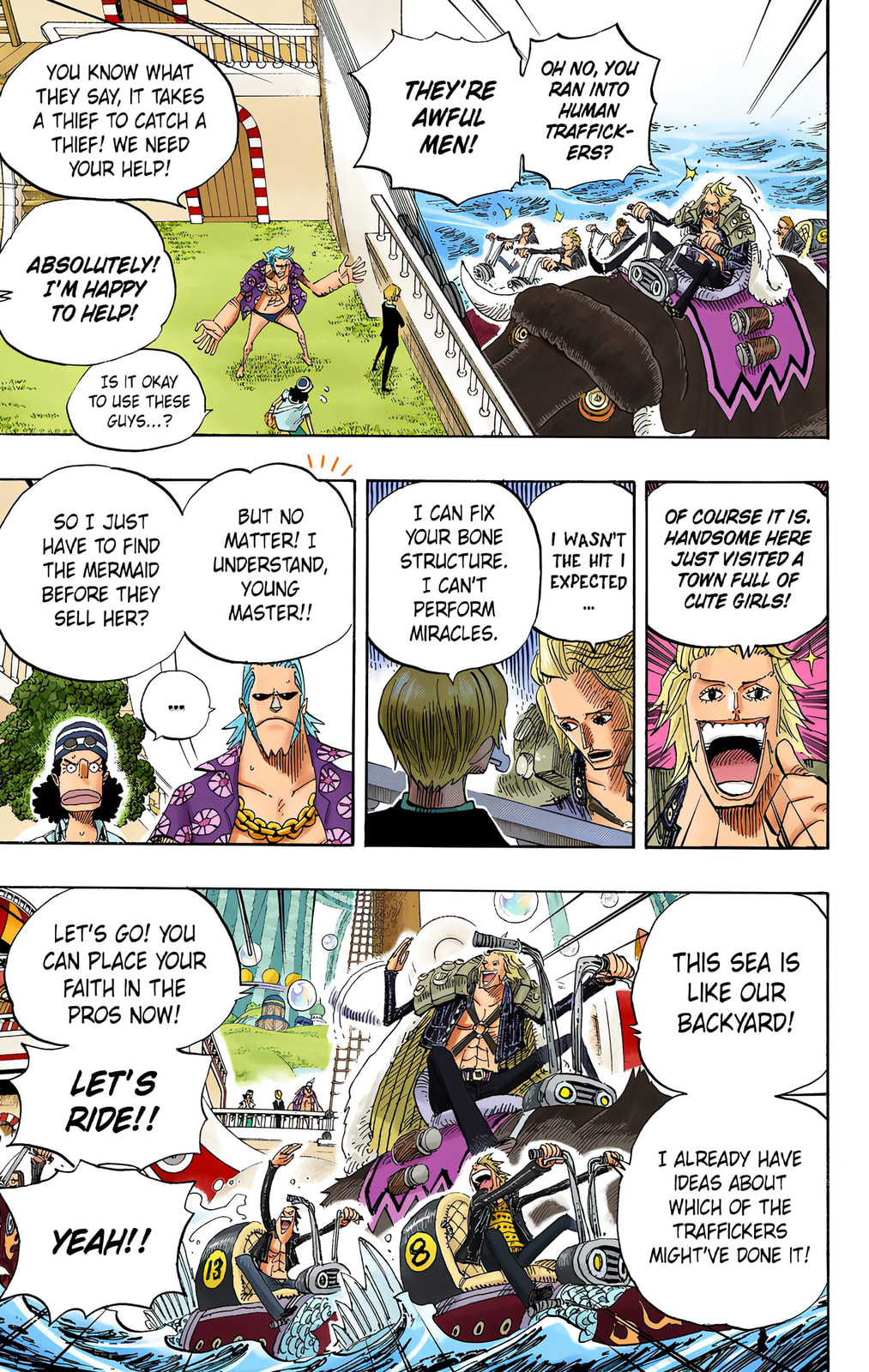 Read One Piece (Colored) chapter 500 image 2 on Lezhin