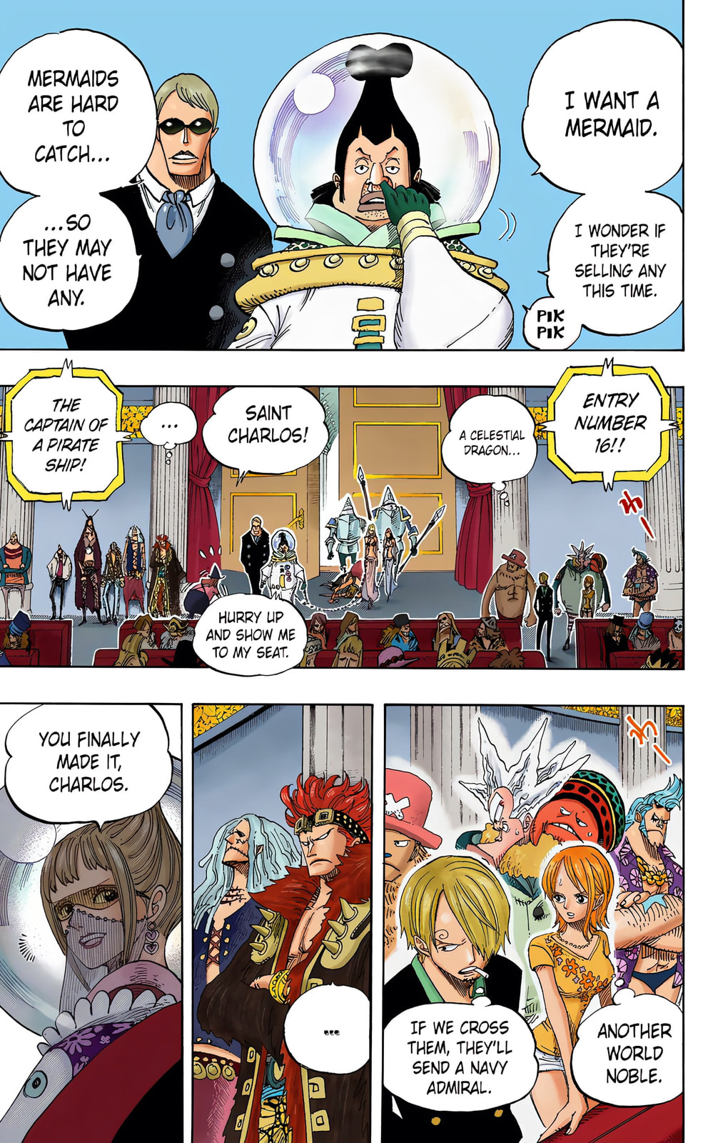Read One Piece (Colored) chapter 502 image 2 on Lezhin