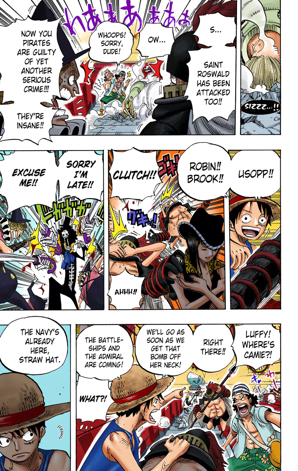 Read One Piece (Colored) chapter 503 image 12 on Lezhin